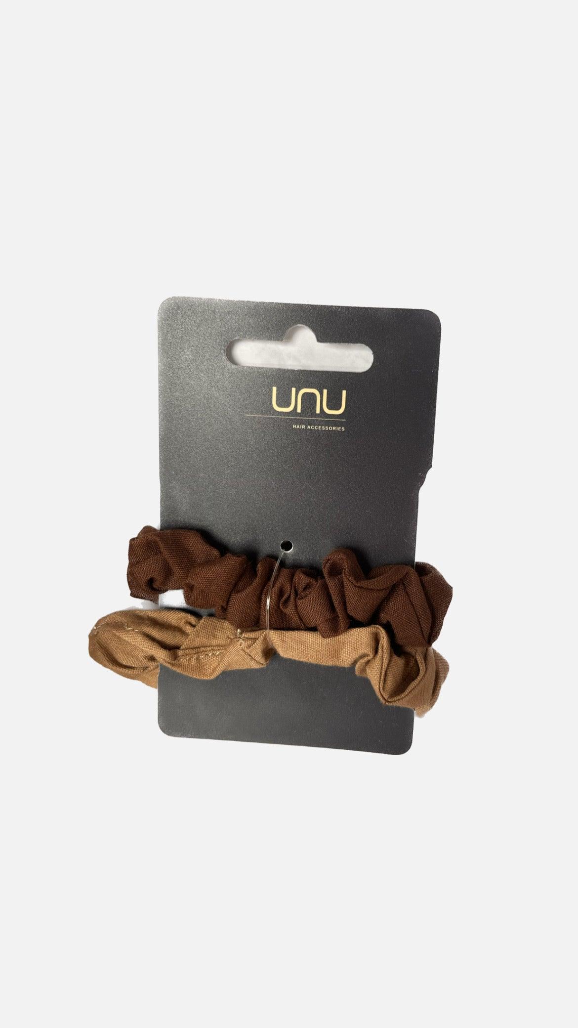 Unu små scrunchie 2 stk - Damernes Outlet