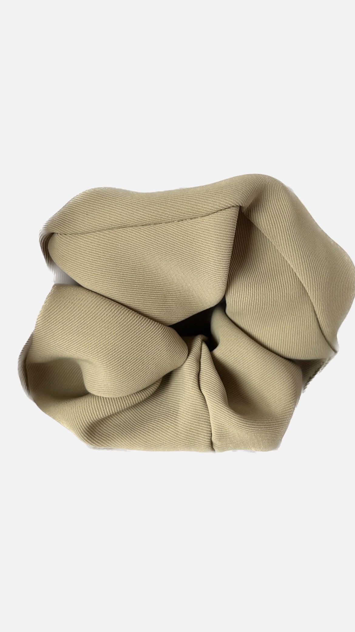 Scrunchie oliven grøn - Damernes Outlet