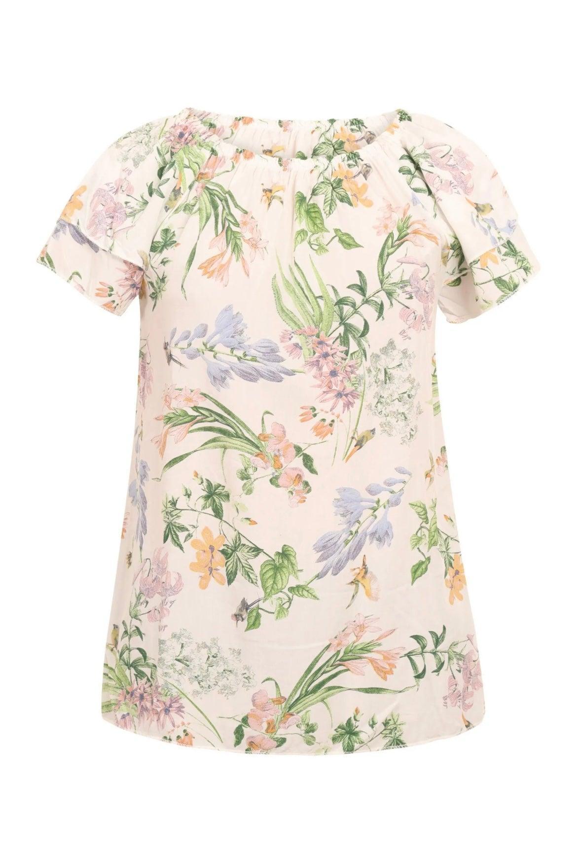 Copenhagen luxe flower shirt 1379 - Damernes Outlet