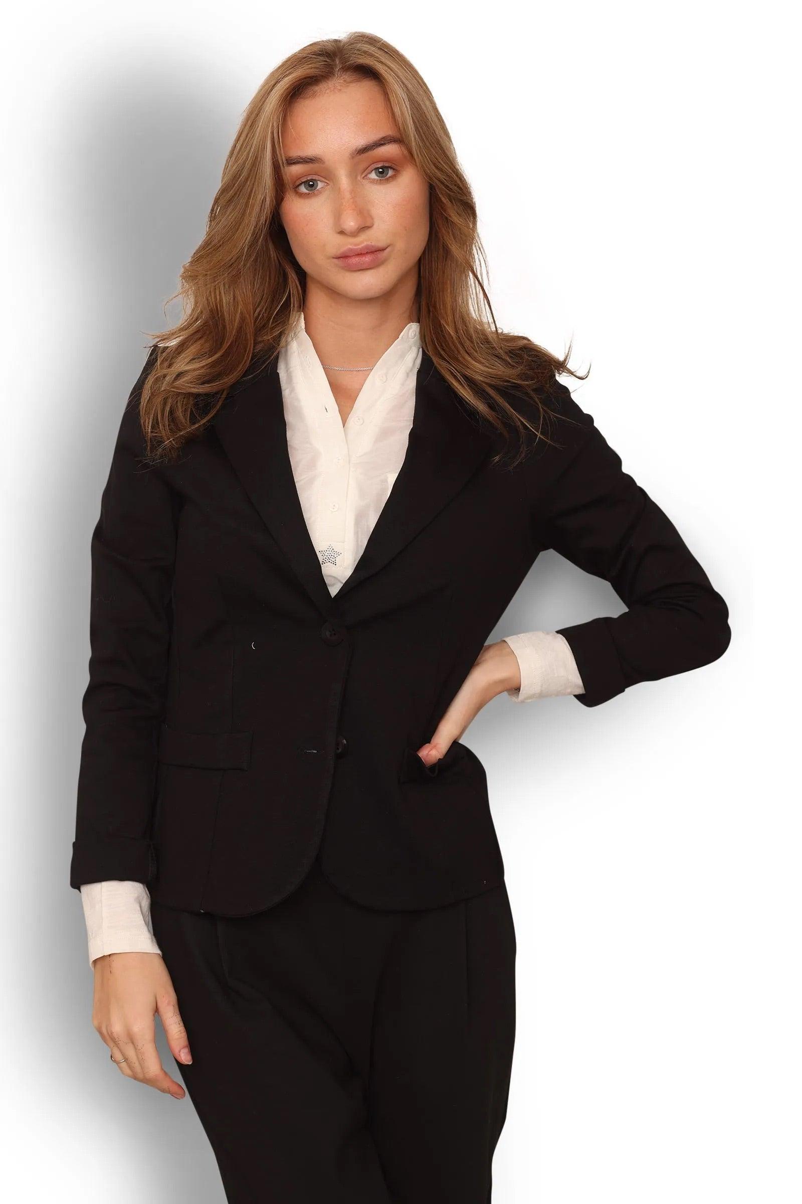Copenhagen luxe sort blazer 8401 - Damernes Outlet