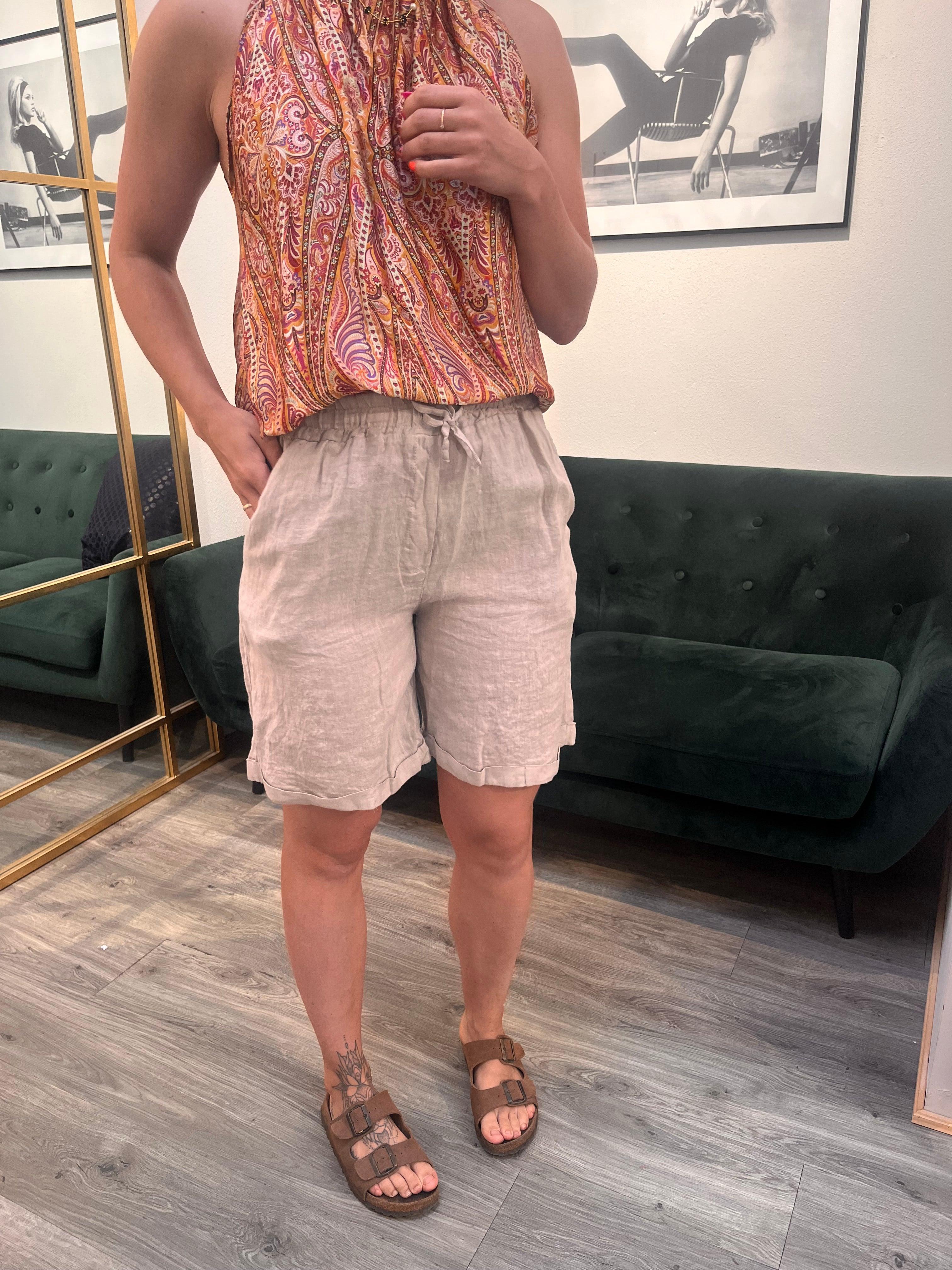 Copenhagen luxe hør shorts 1854 - Damernes Outlet