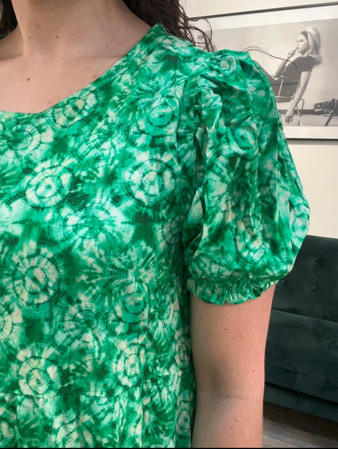 Copenhagen luxe 1834 green dress - Damernes Outlet