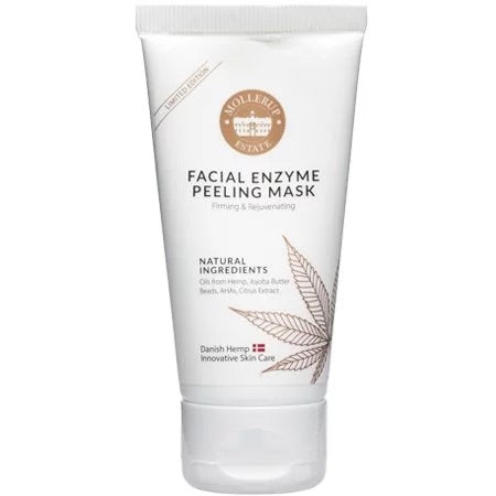 Møllerup Peeling mask 50 ml i hvid tube med etiket.