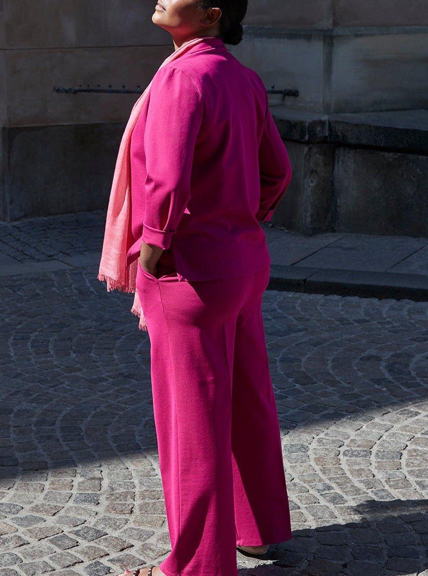 Sophie bukser i pink jersey - Damernes Outlet