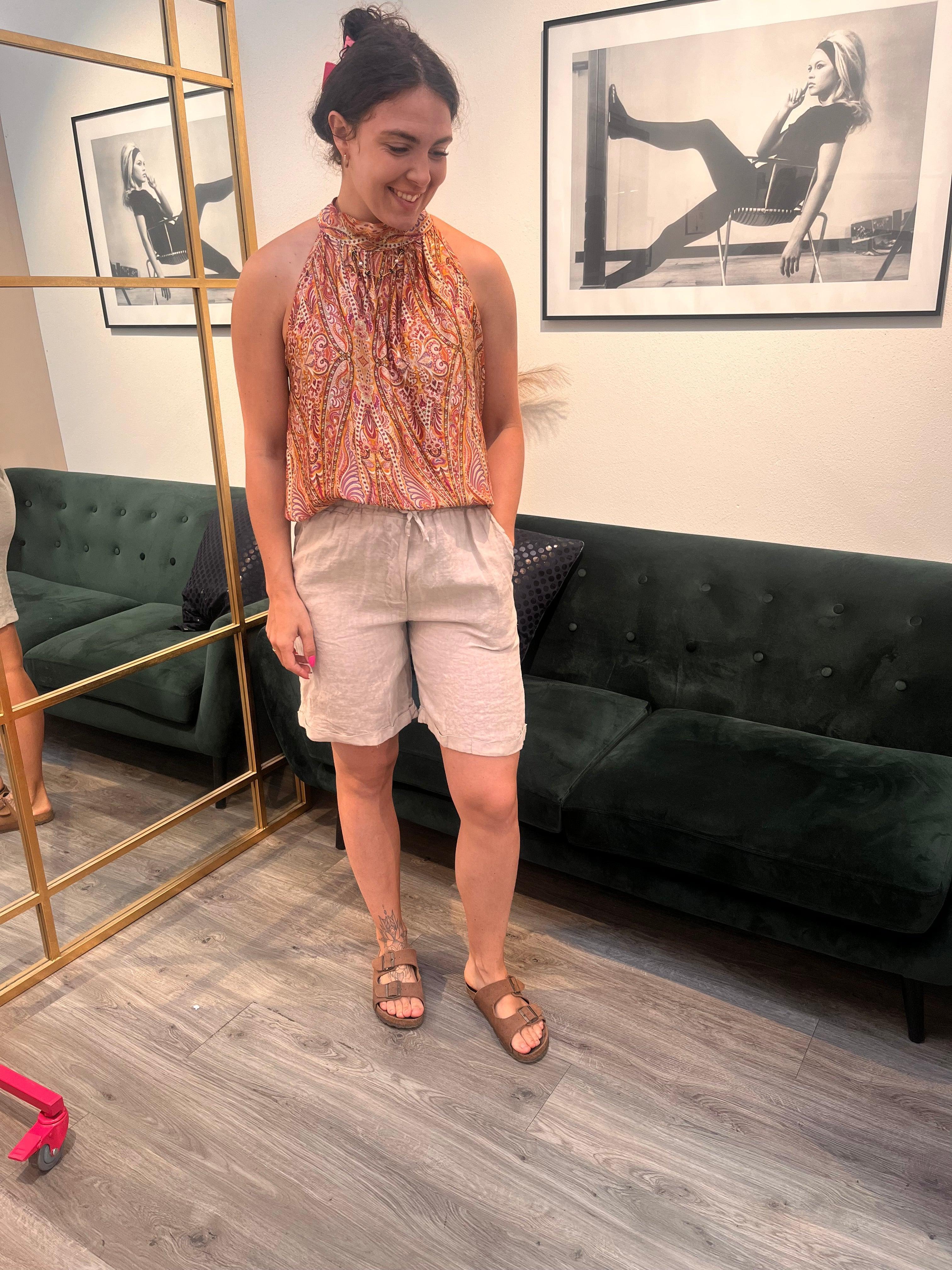 Copenhagen luxe hør shorts 1854 - Damernes Outlet