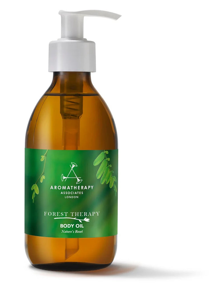 Aromatherapy Associates Forest Therapy Massage Oil, 240 ml flaske.