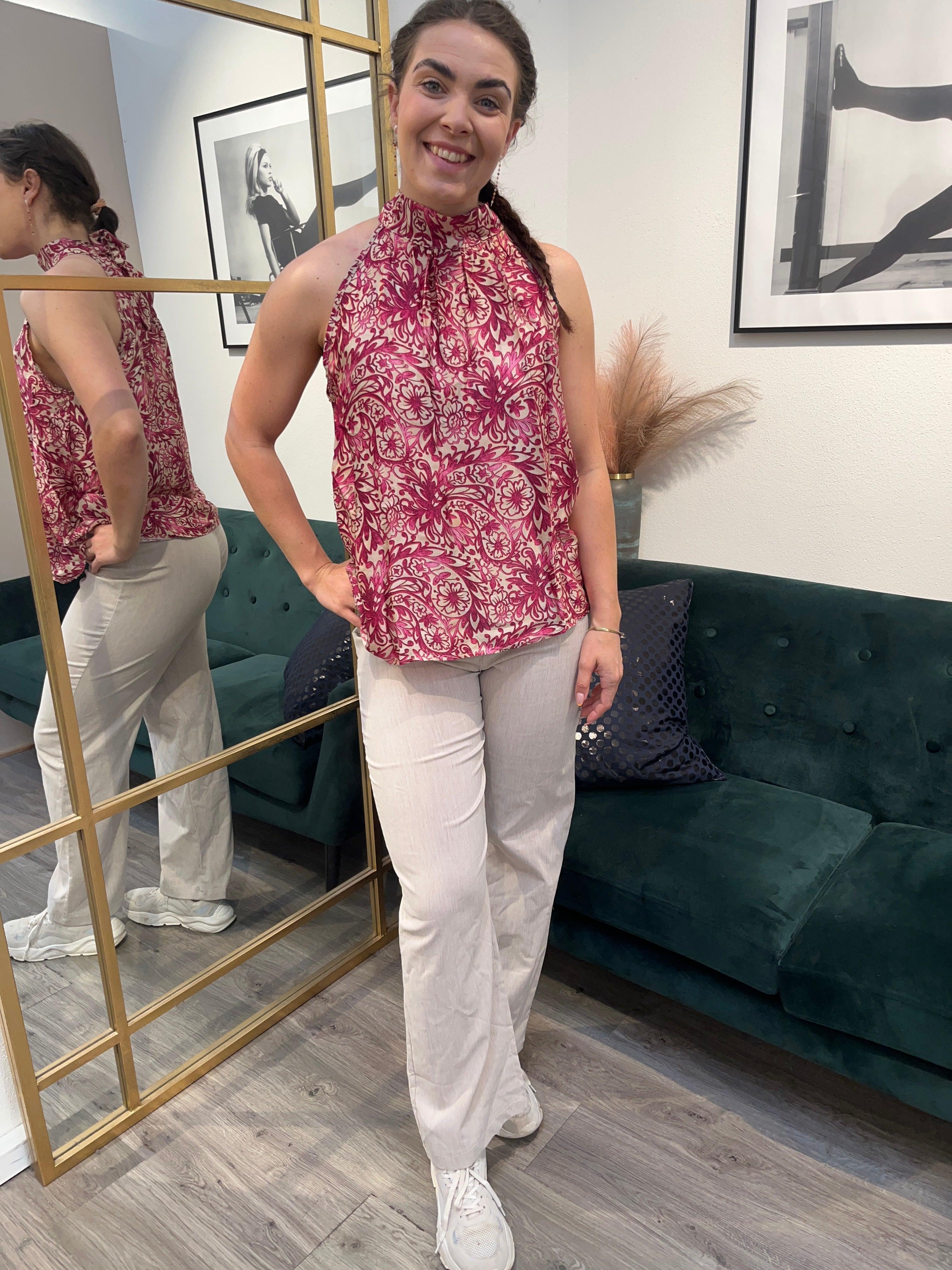 Copenhagen luxe silke top - Damernes Outlet