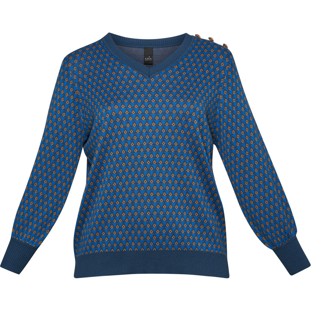 Adia ADAlma Knit Pullover 4709 Dark Peacok