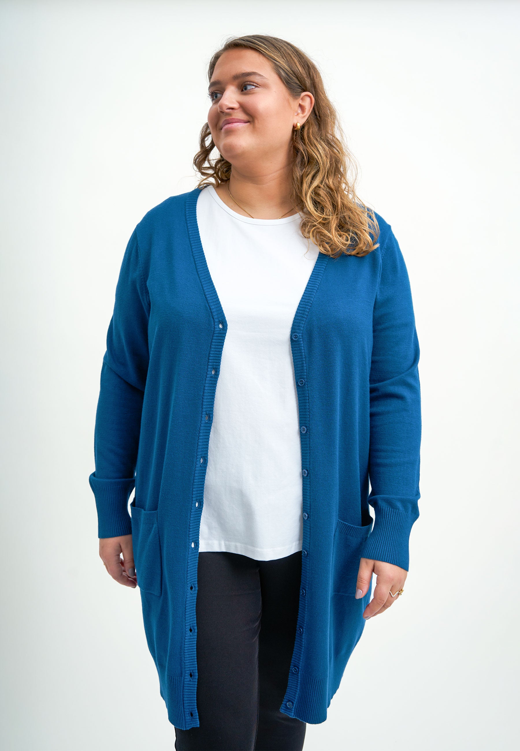 Adia ADAvis Knit Cardigan 4709 Dark Peacok