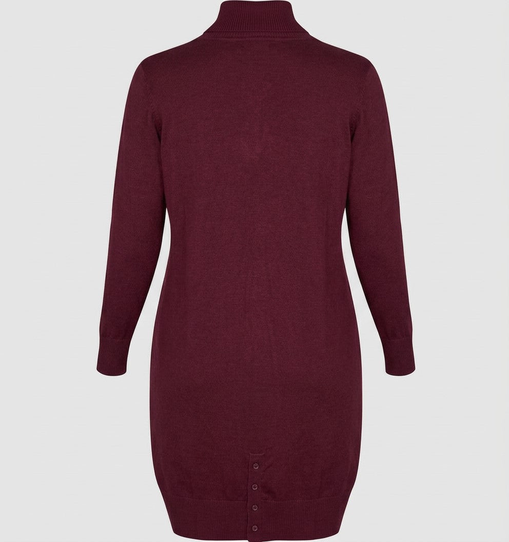 Adia ADAzar Knit Dress 2999 BORDEAUX RED