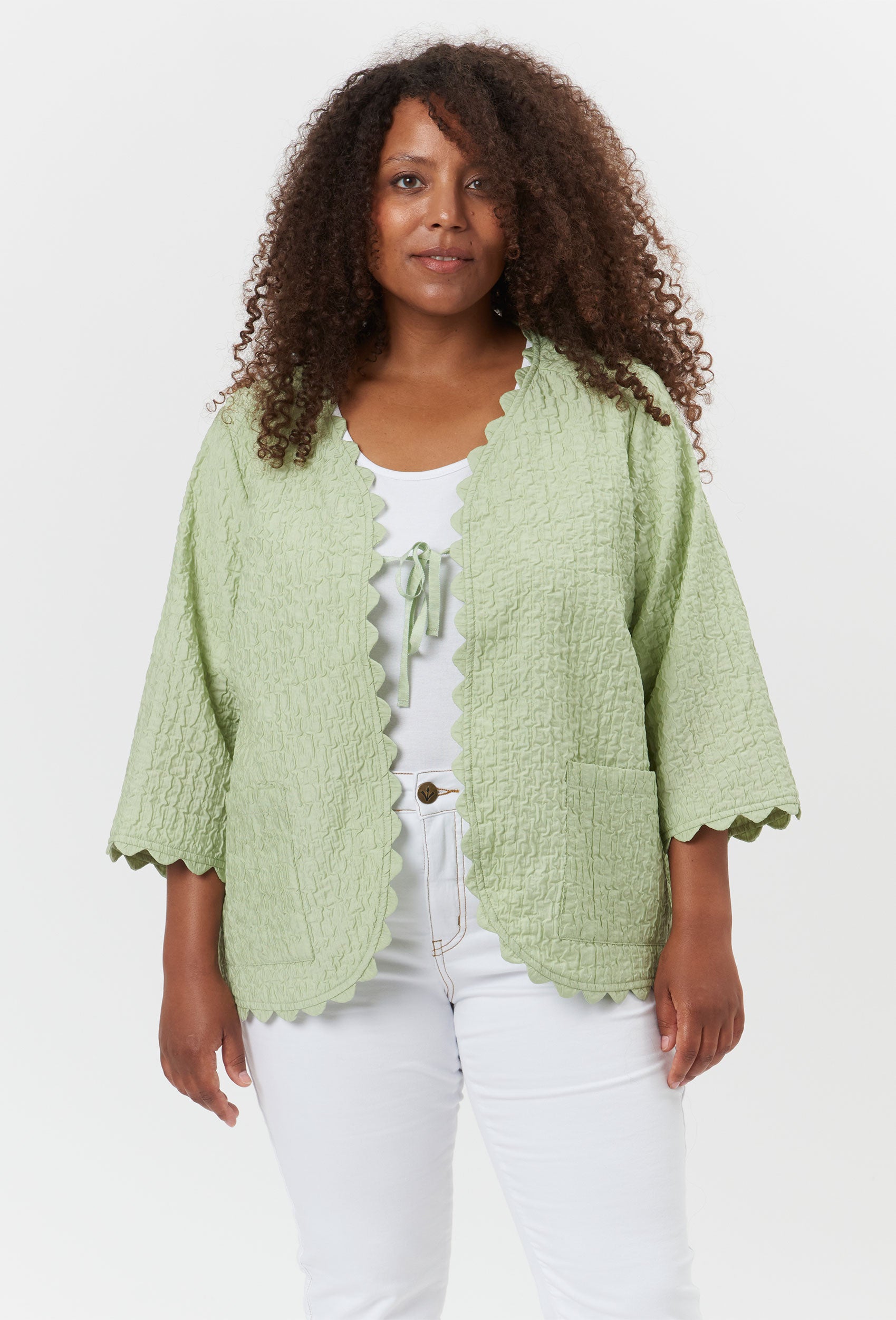 Adia ADBecca Cardigan 5635 Daiquiri Green