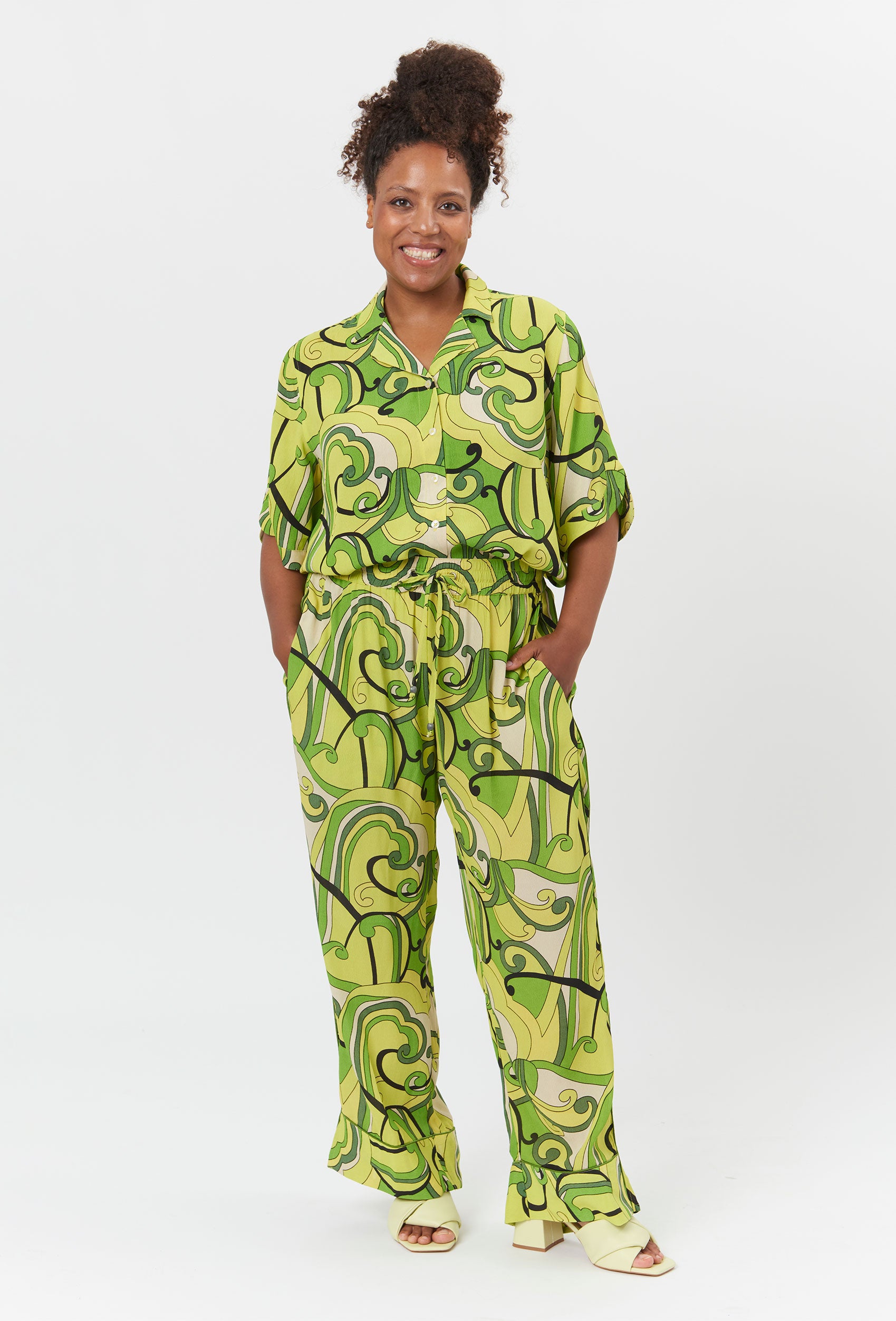 Adia ADBertea Skjortebluser 5635 Daiquiri Green
