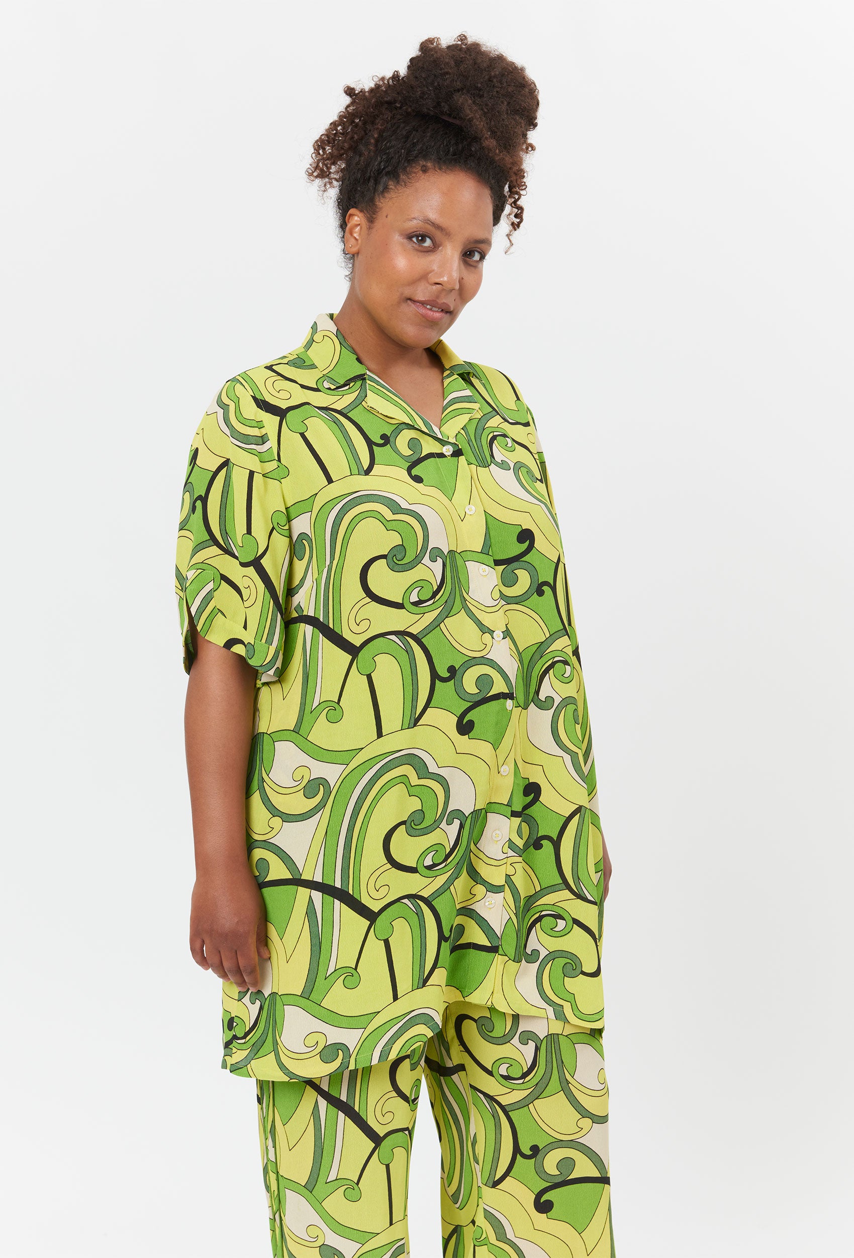 Adia ADBertea Skjortebluser 5635 Daiquiri Green