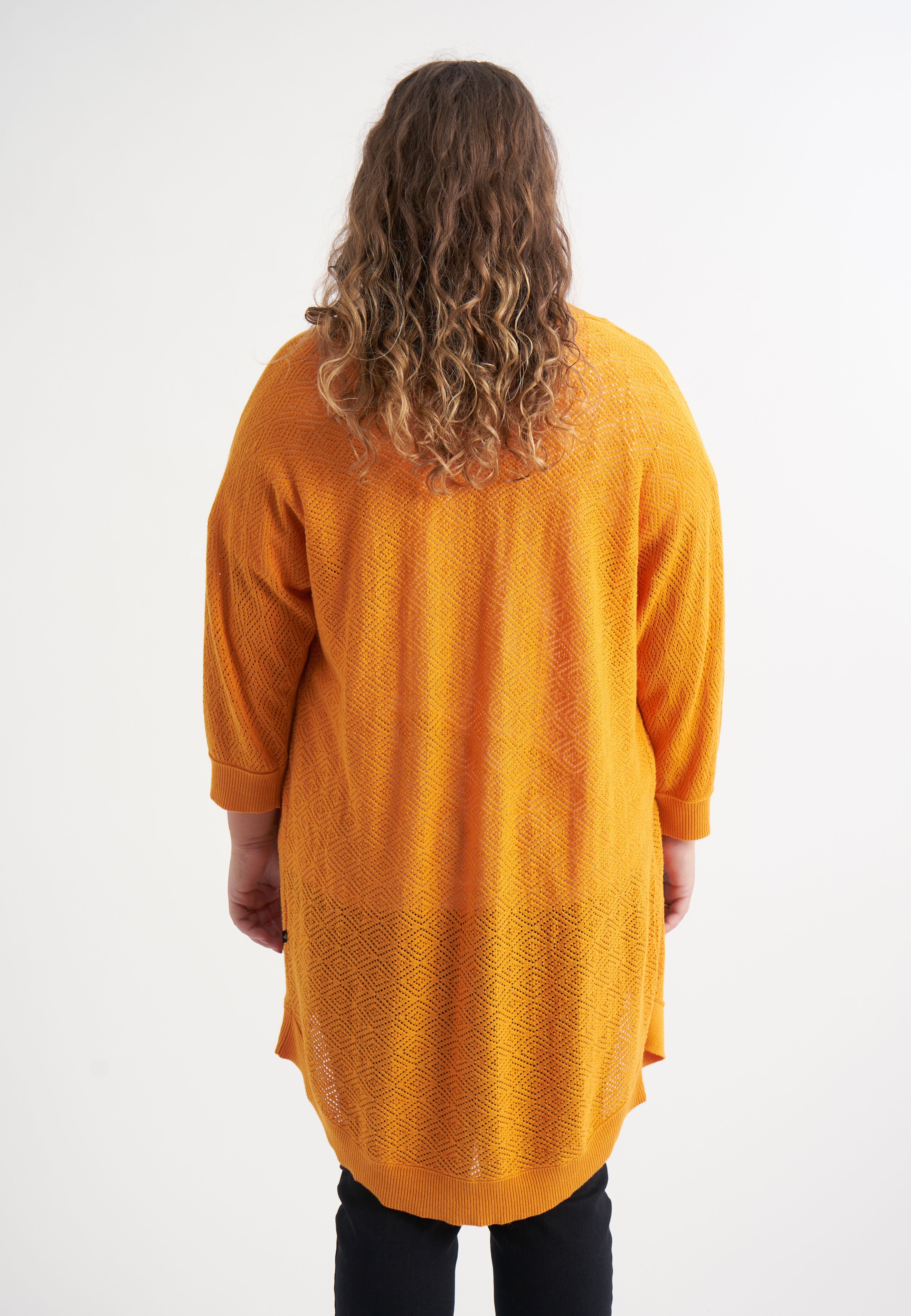 Adia ADBritta Cardigan 2556 Cumquat Orange