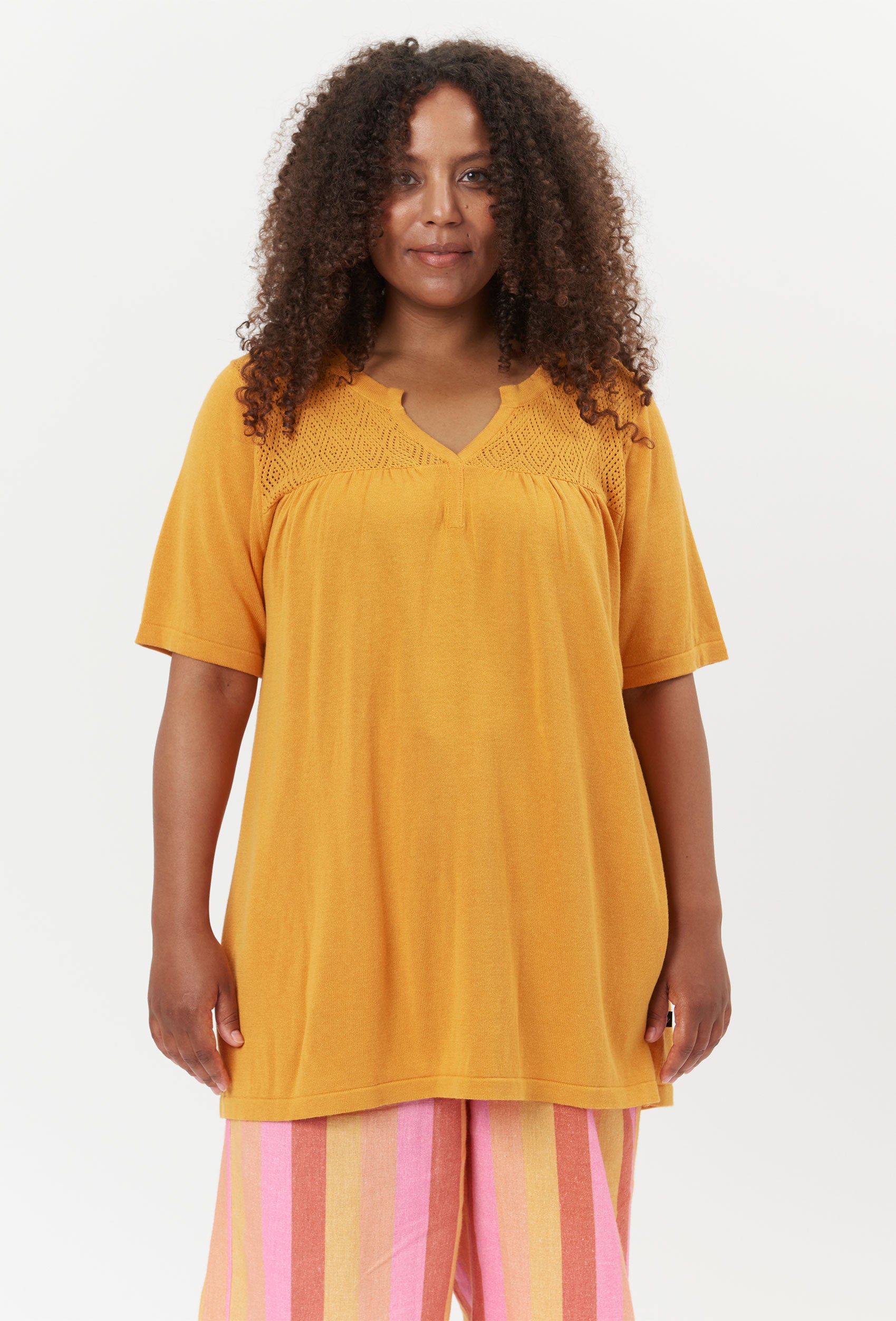 Adia ADBryndis Skjortebluser 2556 Cumquat Orange
