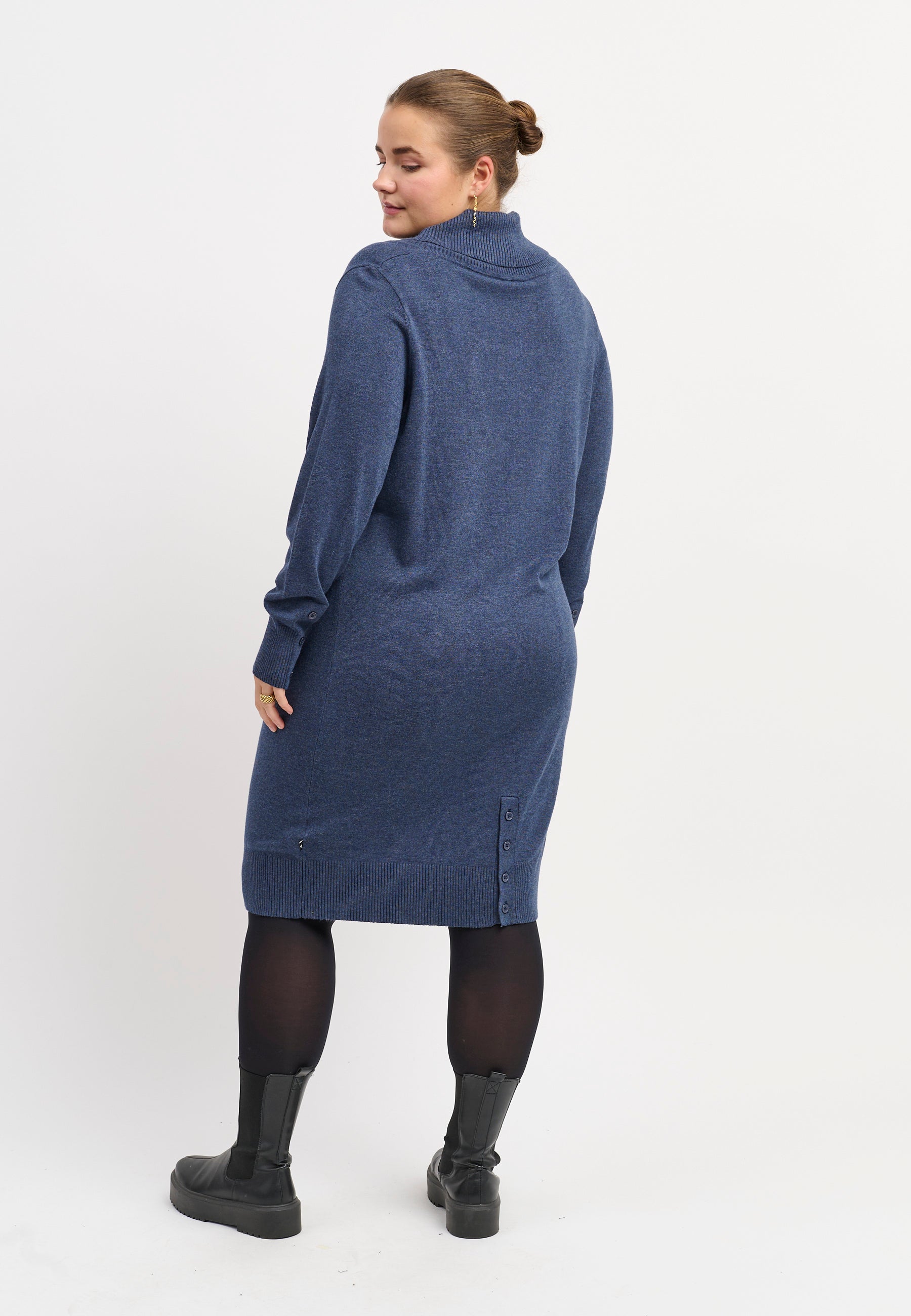 Adia ADDorota Knit Dress 5650 blue melange