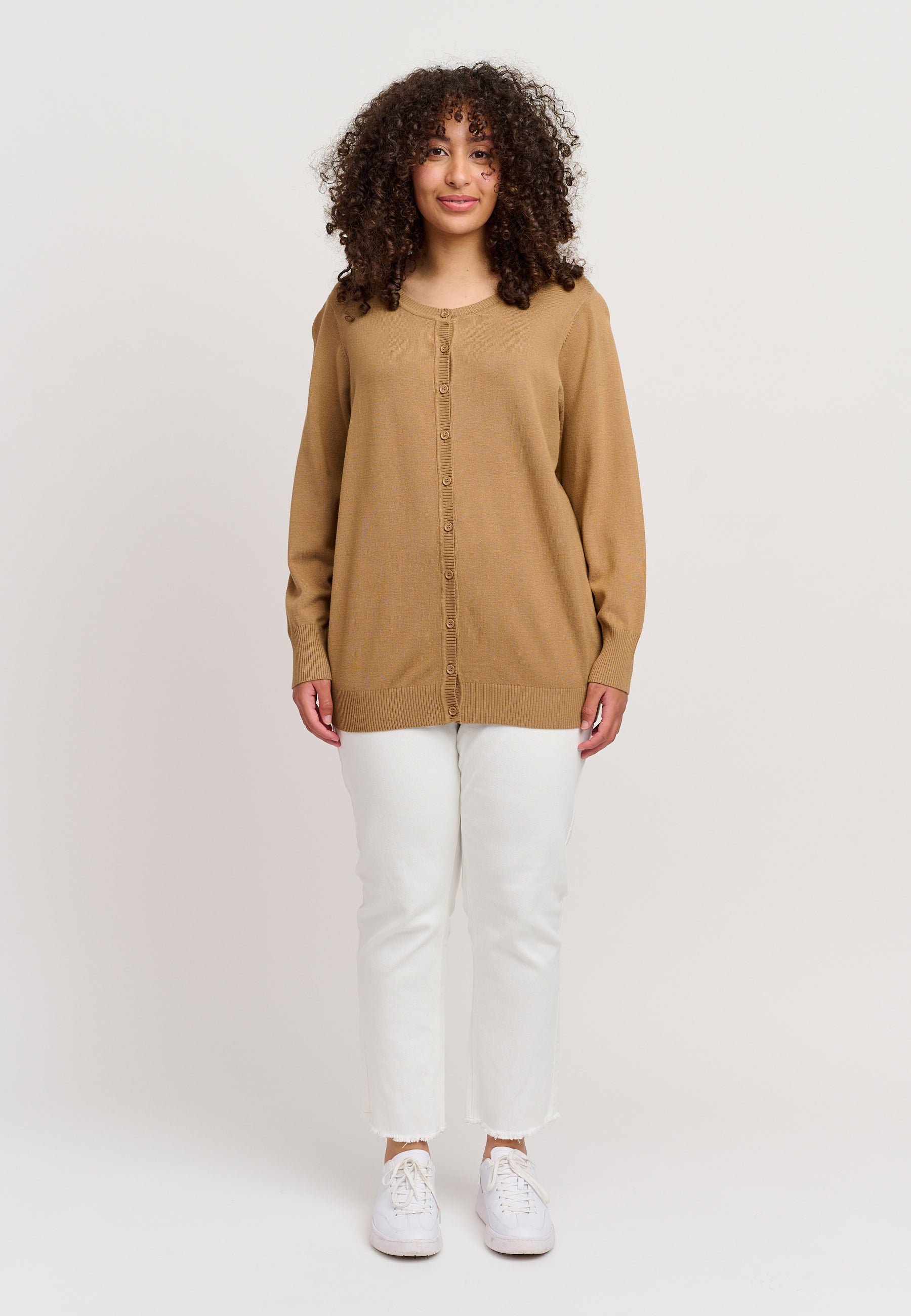 Adia ADEivor Knit Cardigan 1260 Spring Sand