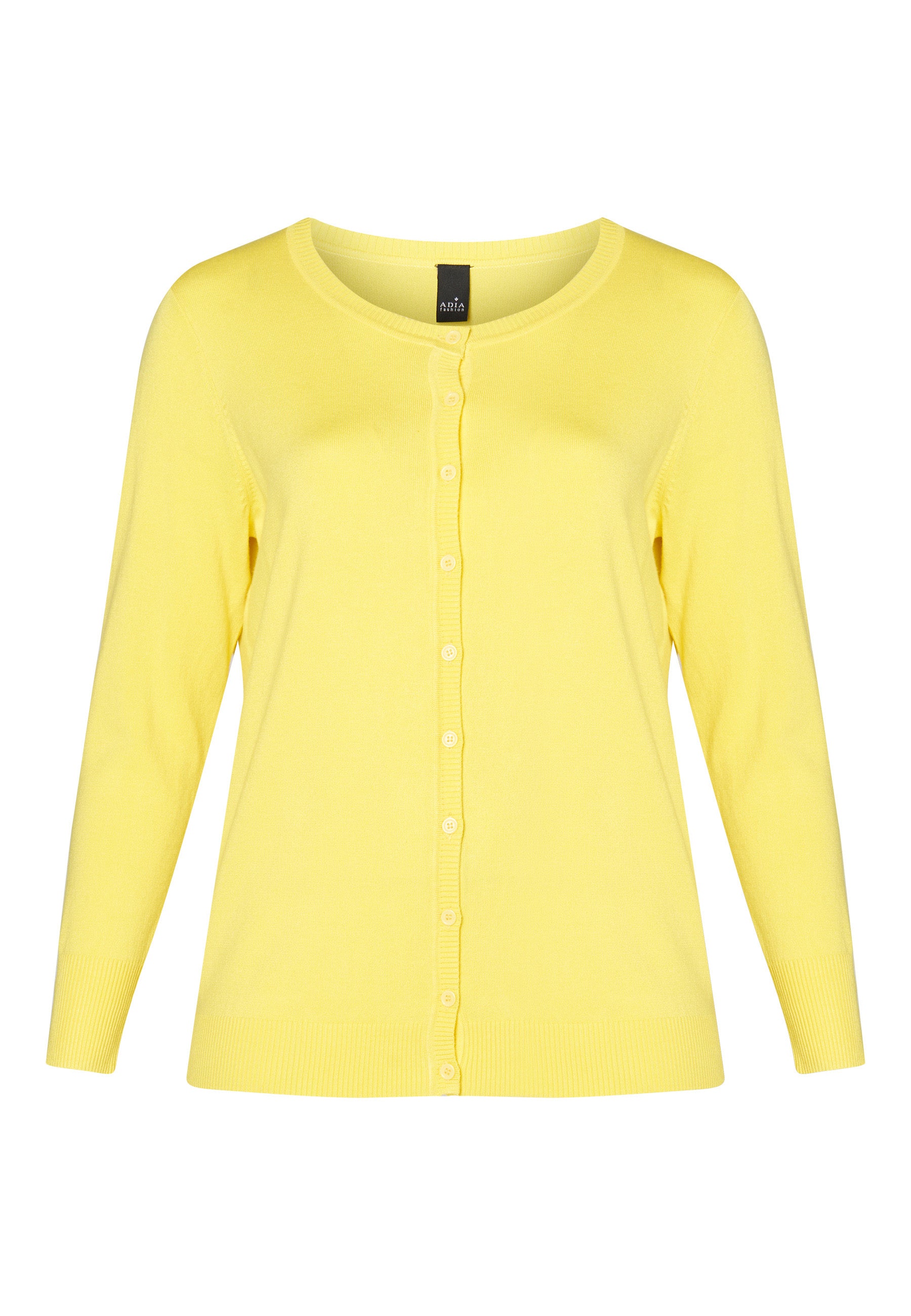 Adia ADEivor Knit Cardigan 4300 Lemon Fizz