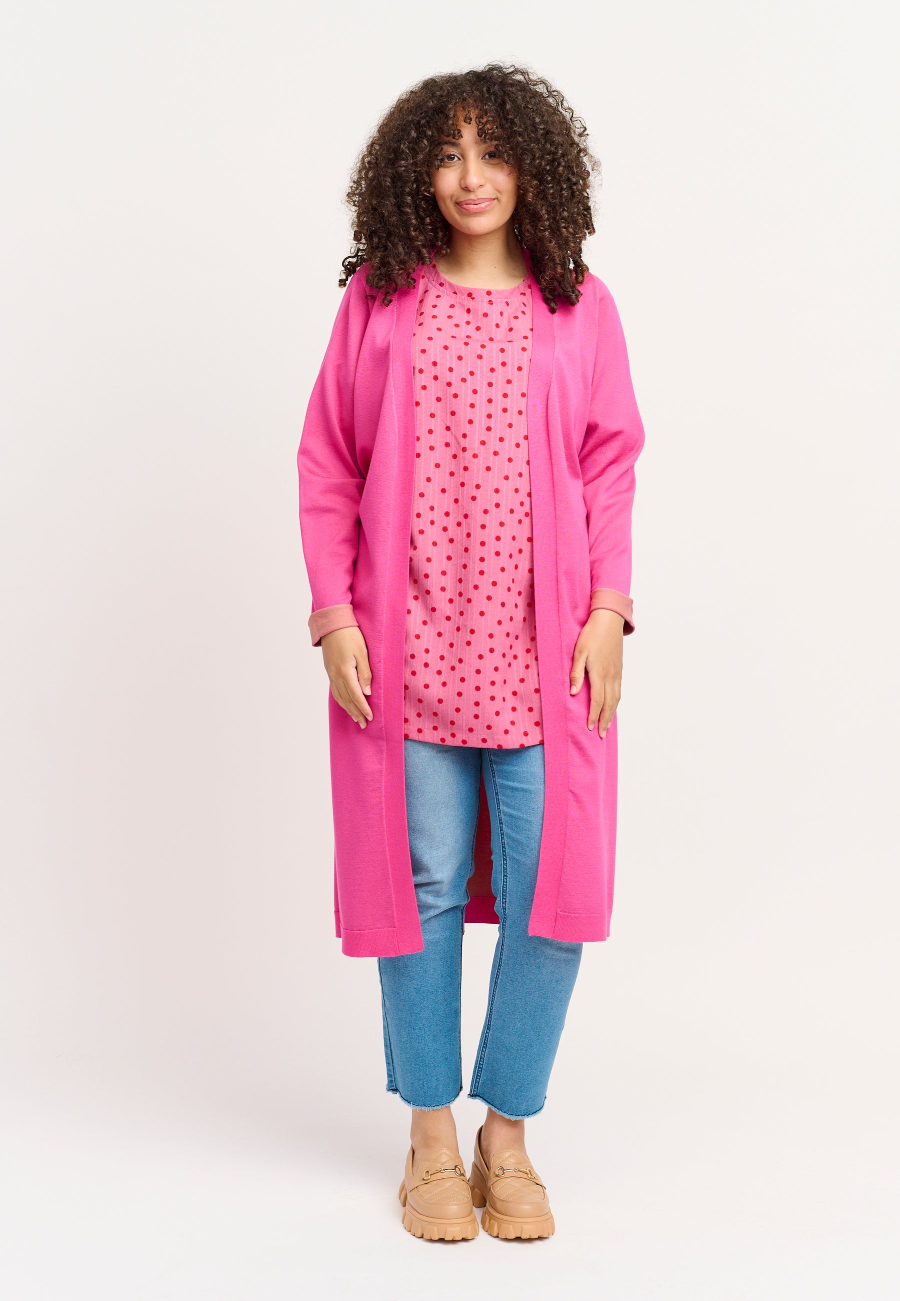 Adia ADEva Knit Cardigan 6450 Fuchsia Pink