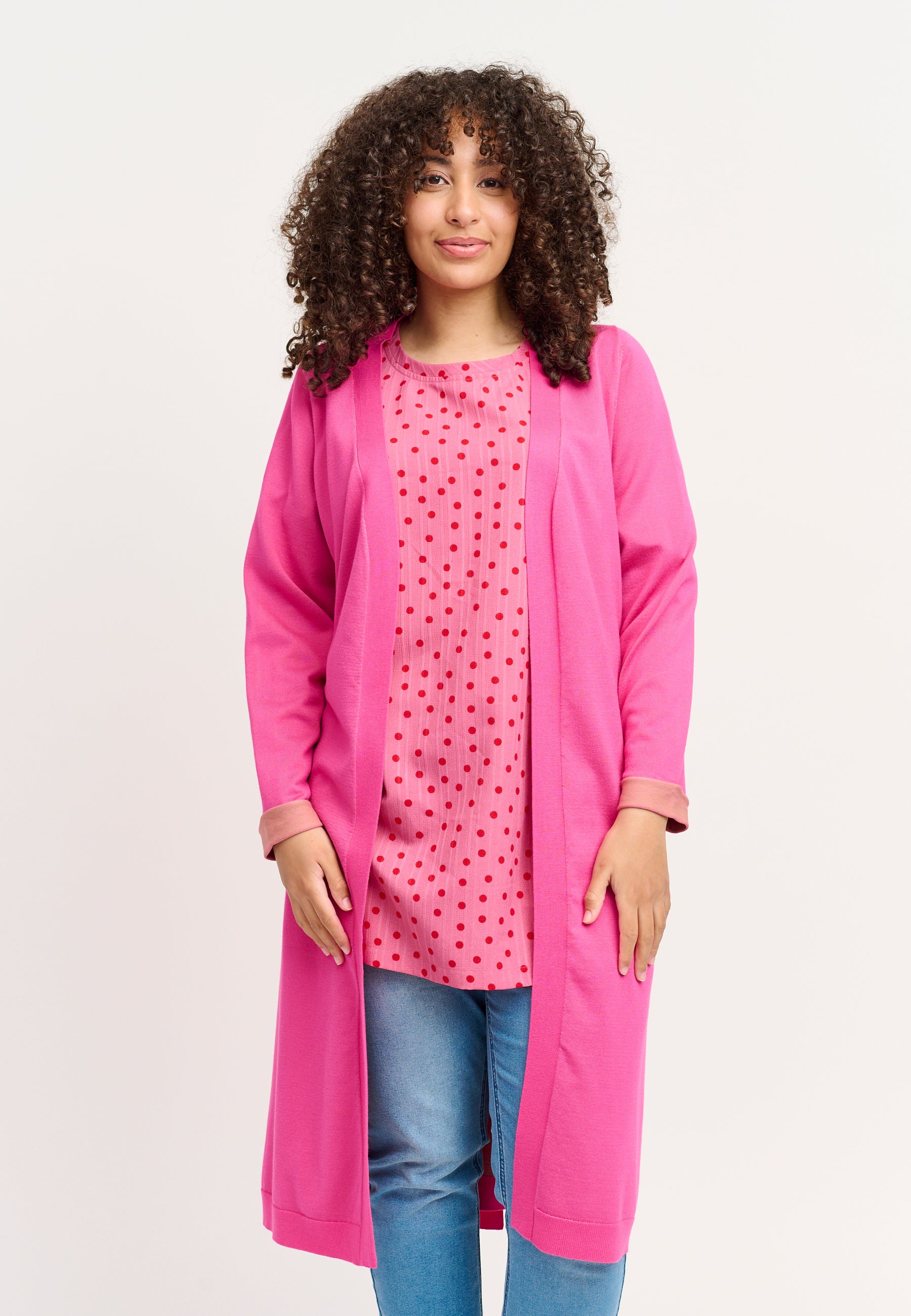 Adia ADEva Knit Cardigan 6450 Fuchsia Pink