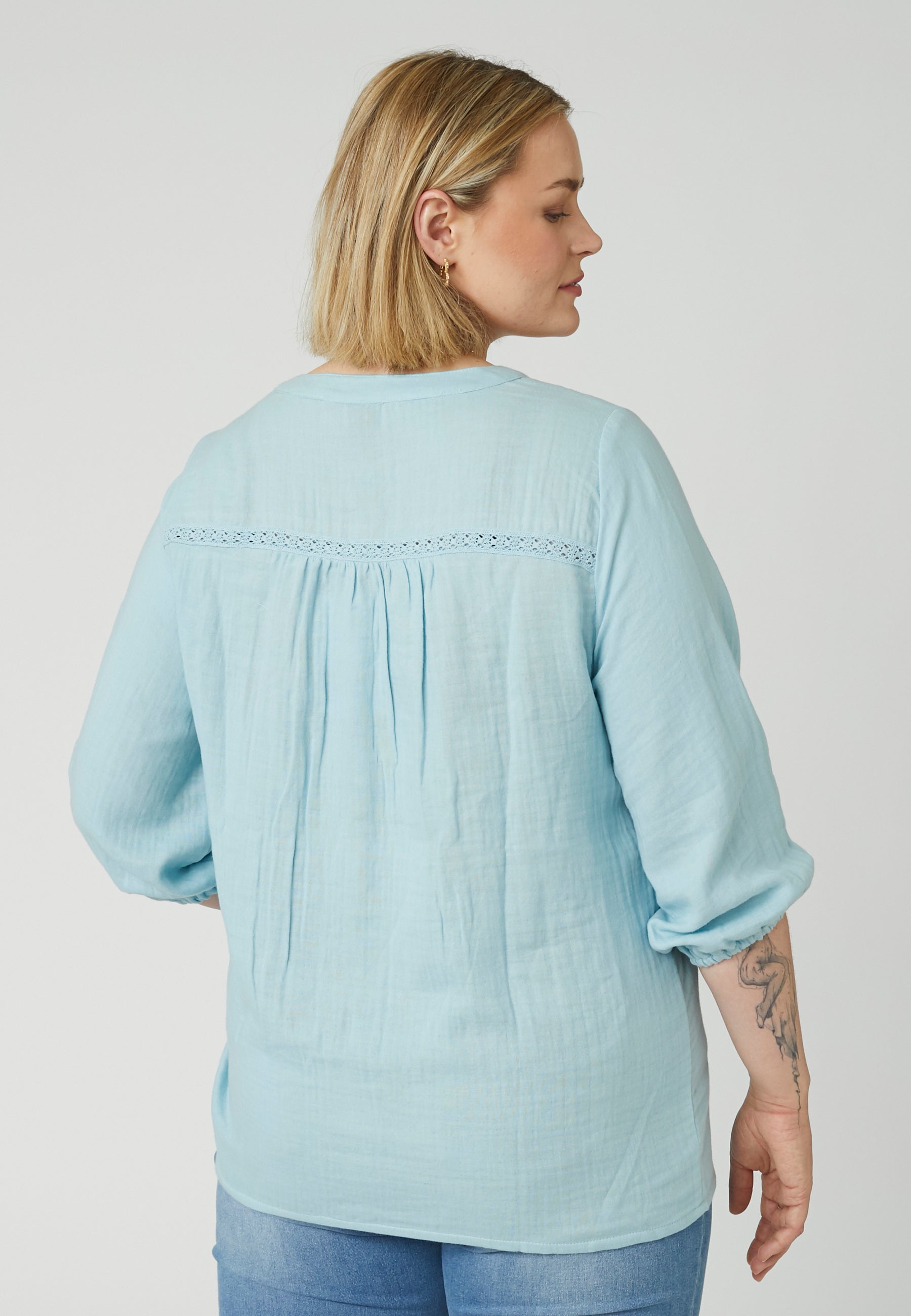 Adia ADFarina Skjortebluser 5000 LIGHT BLUE