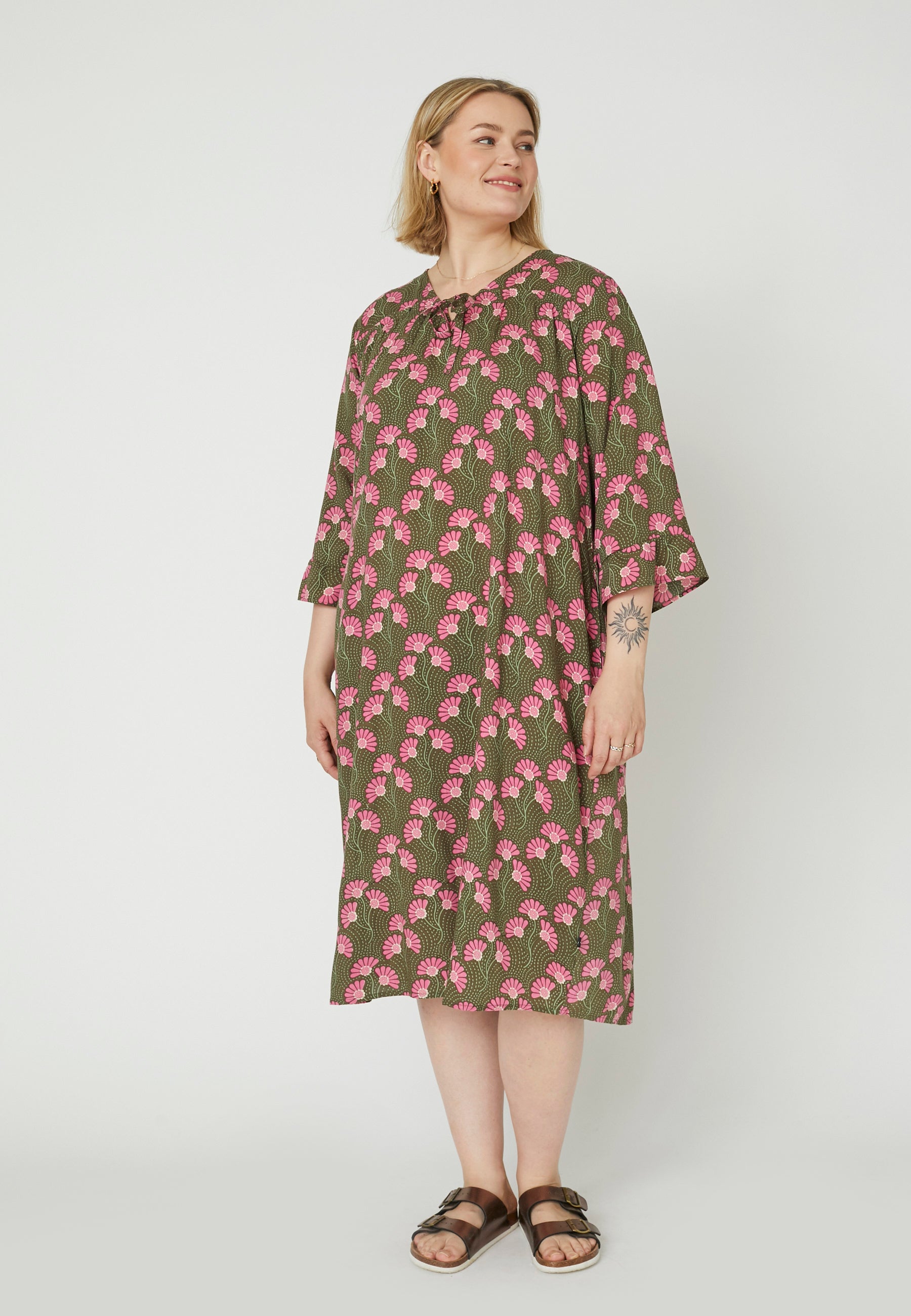 Adia ADFiola Kjoler 3506 Khaki Green