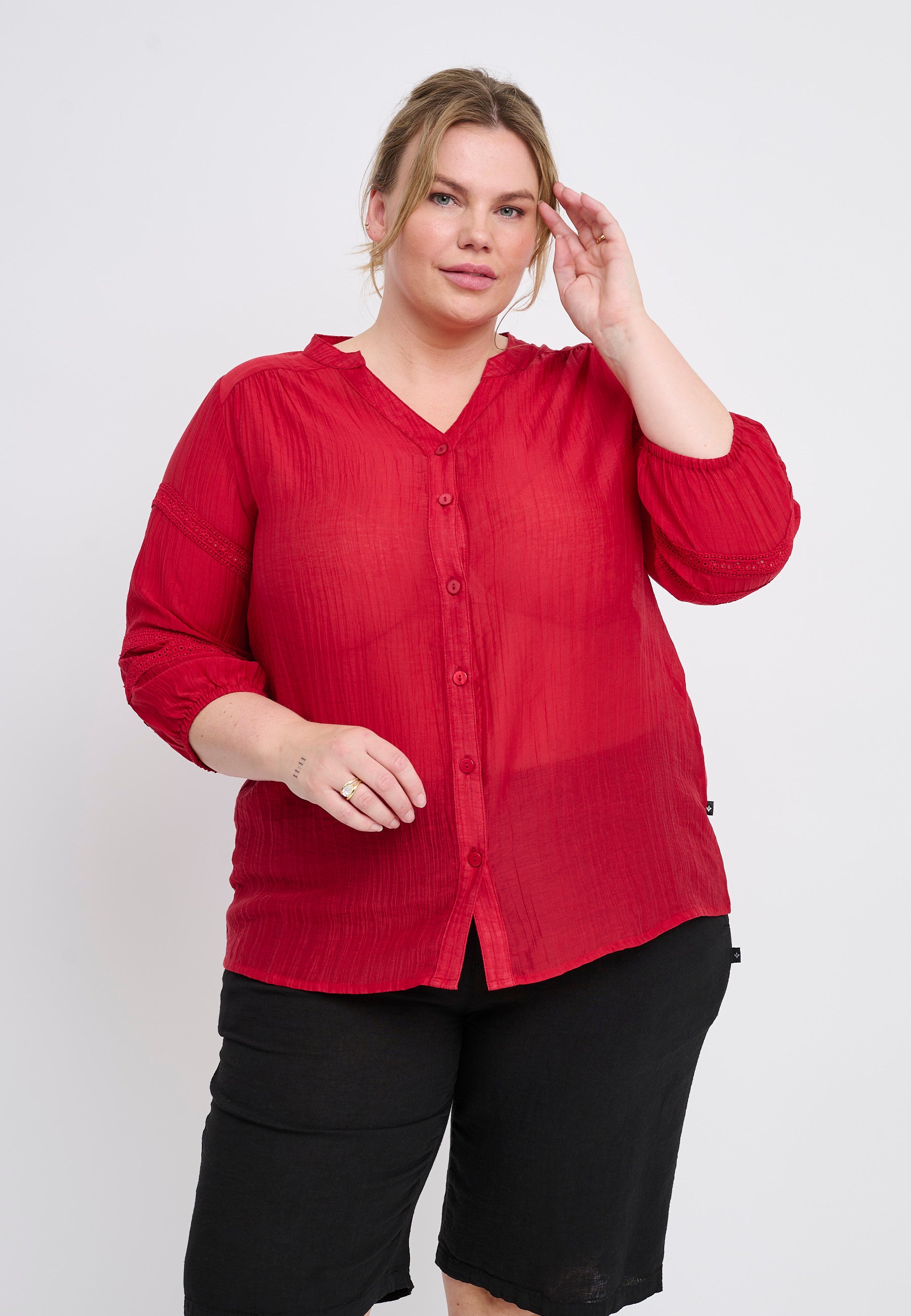 Adia ADFione Skjortebluser 2500 RED