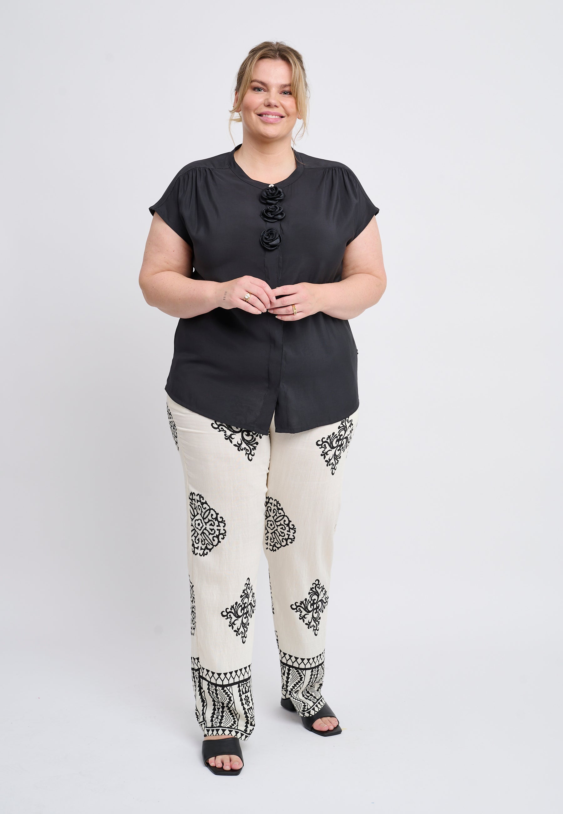 Adia ADFloria Skjortebluser 9999 BLACK