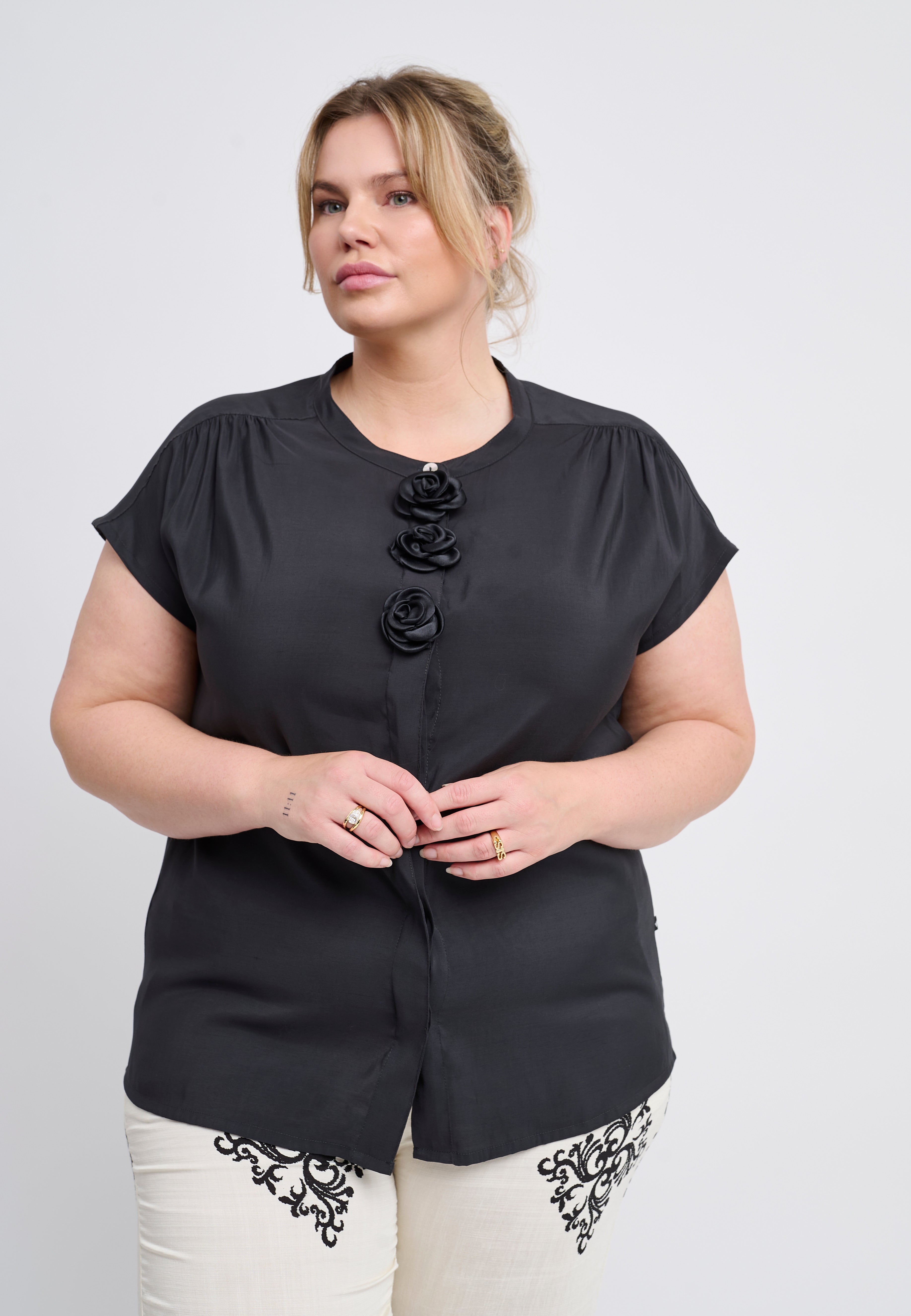 Adia ADFloria Skjortebluser 9999 BLACK
