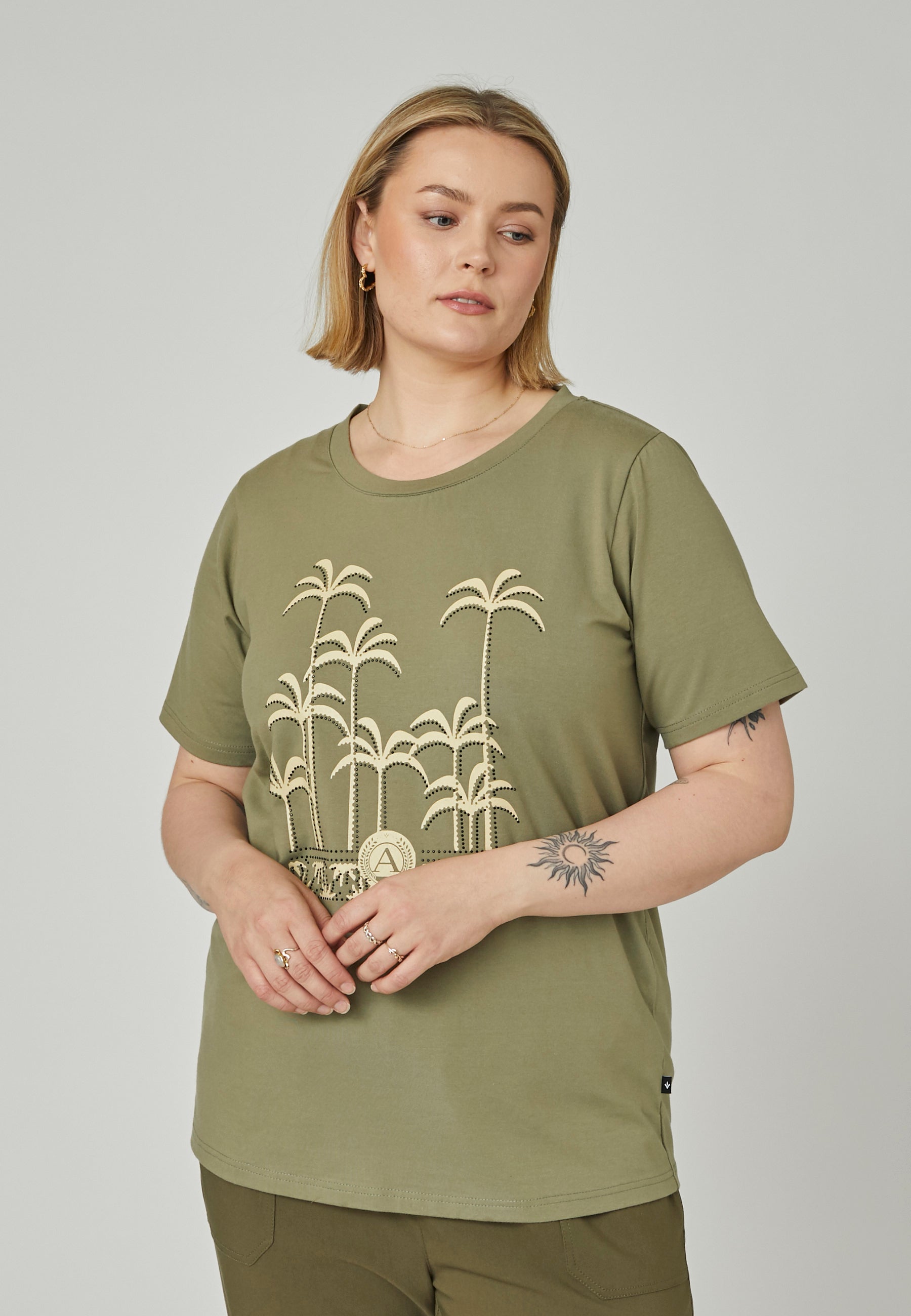 Adia ADFry T-Shirt 3506 Khaki Green