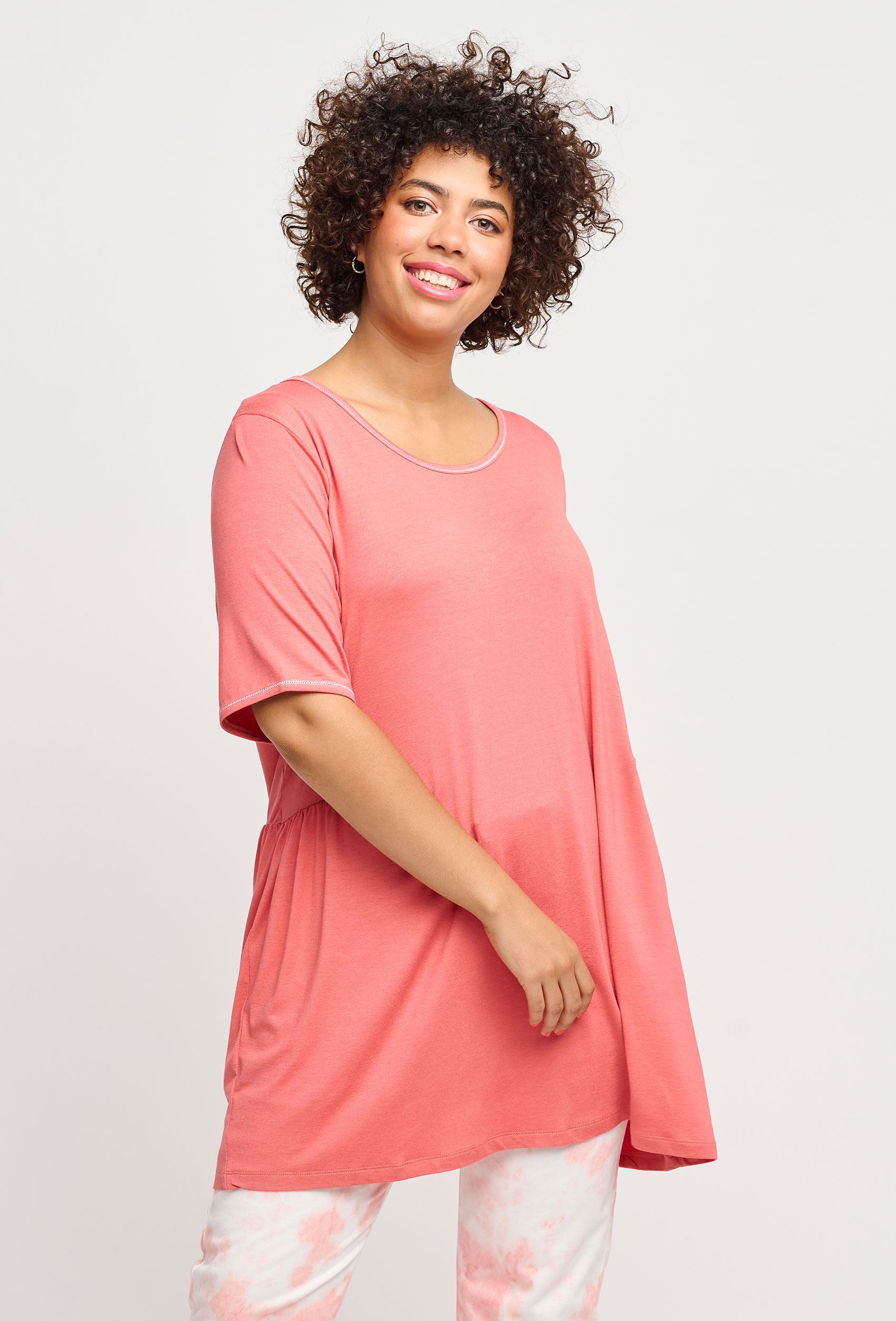Adia ADLenia T-Shirt 3539 Miami Coral