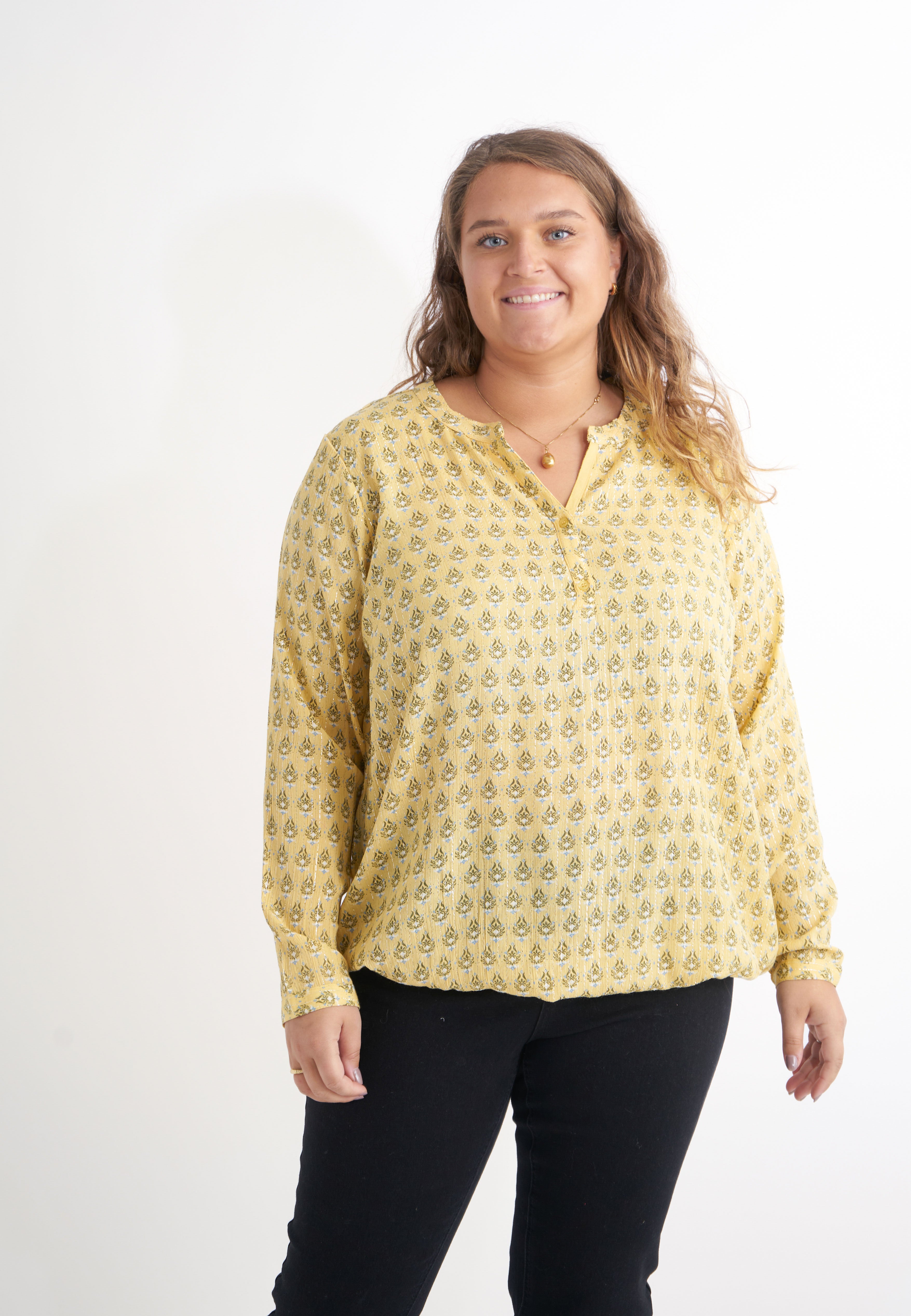 Adia ADLeota Bluser 2049 Pale Sunshine