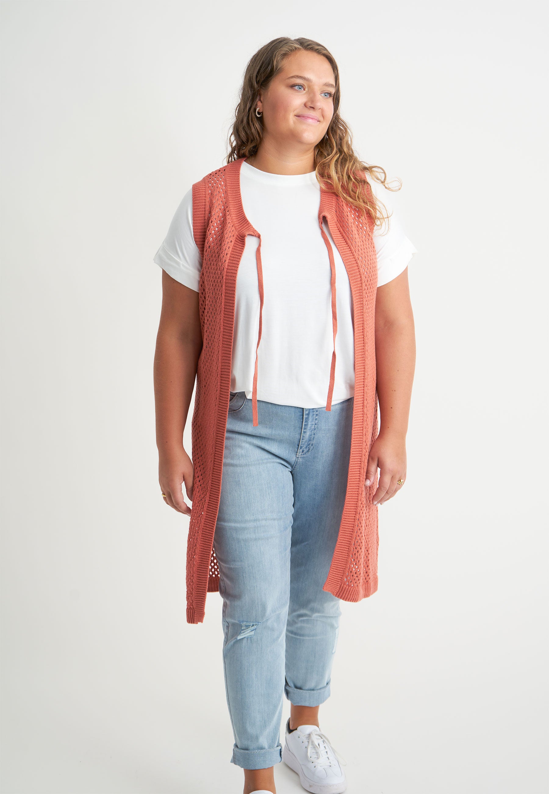 Adia ADLitha Knit Cardigan 3372 Burnt Orange