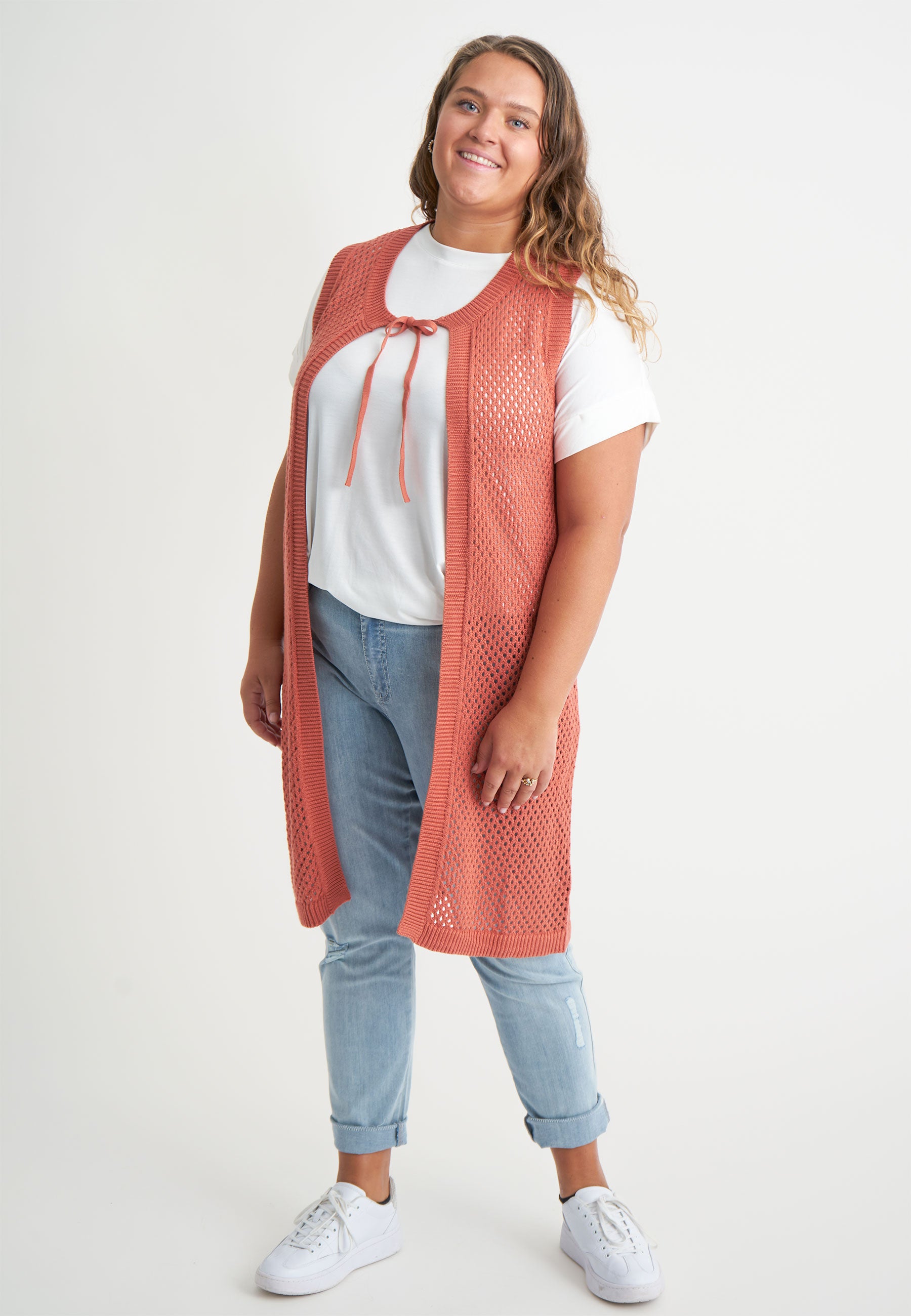 Adia ADLitha Knit Cardigan 3372 Burnt Orange