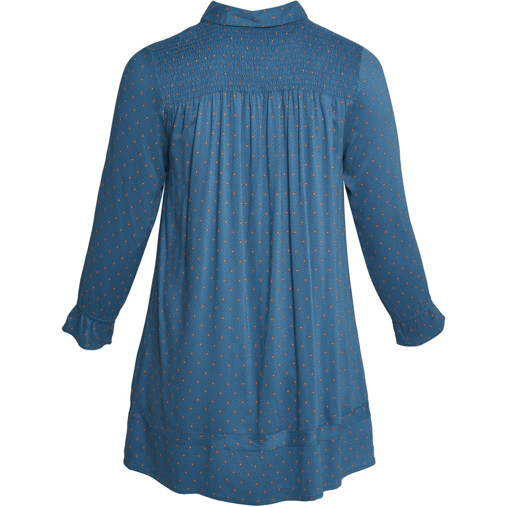Adia ADMacey Skjortebluser 5052 Petrol Blue