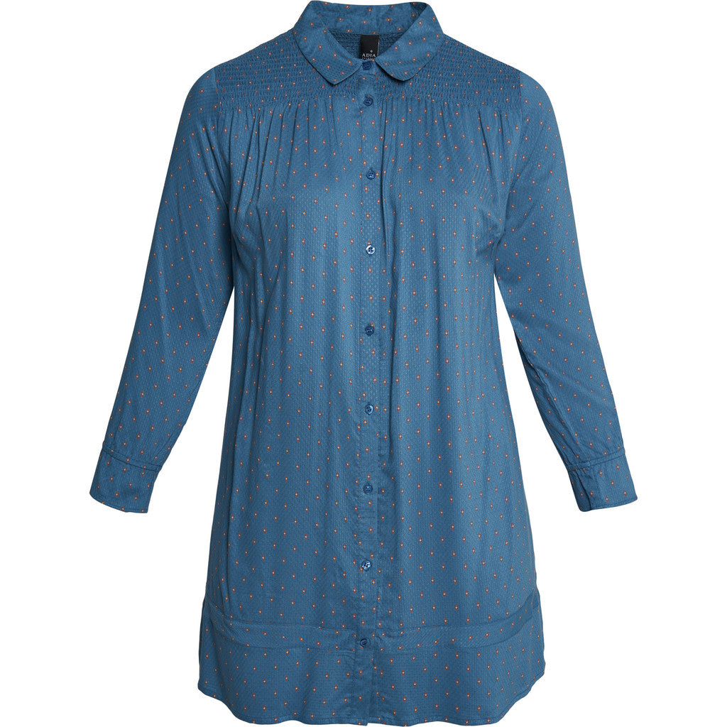 Adia ADMacey Skjortebluser 5052 Petrol Blue