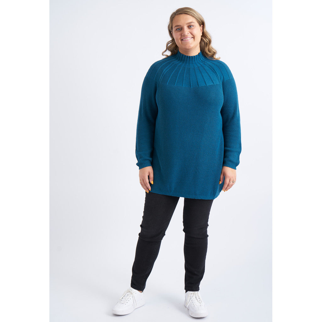 Adia ADMaura Knit Pullover 5052 Petrol Blue