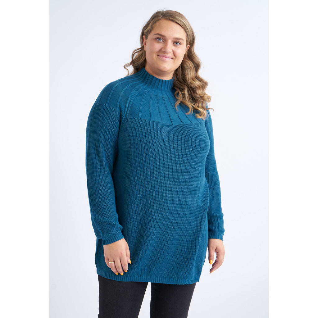 Adia ADMaura Knit Pullover 5052 Petrol Blue