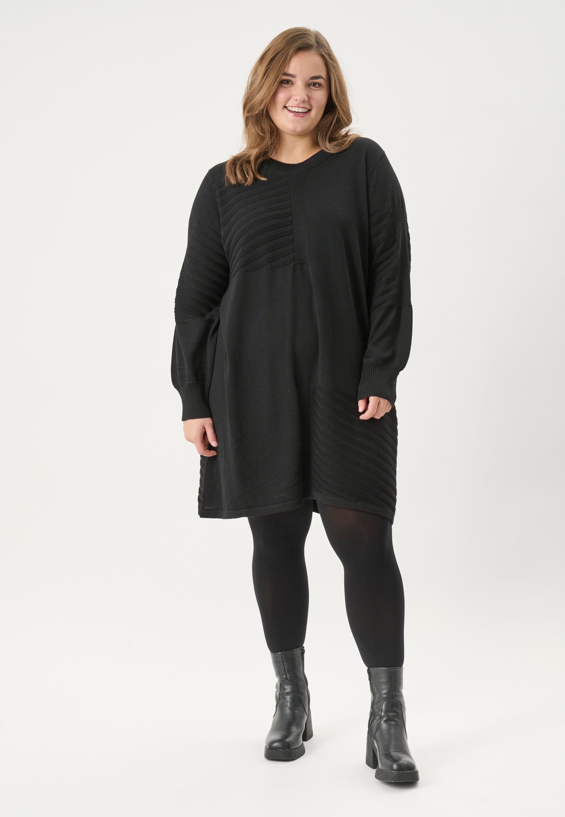 Adia ADRazy Knit Dress 9999 BLACK