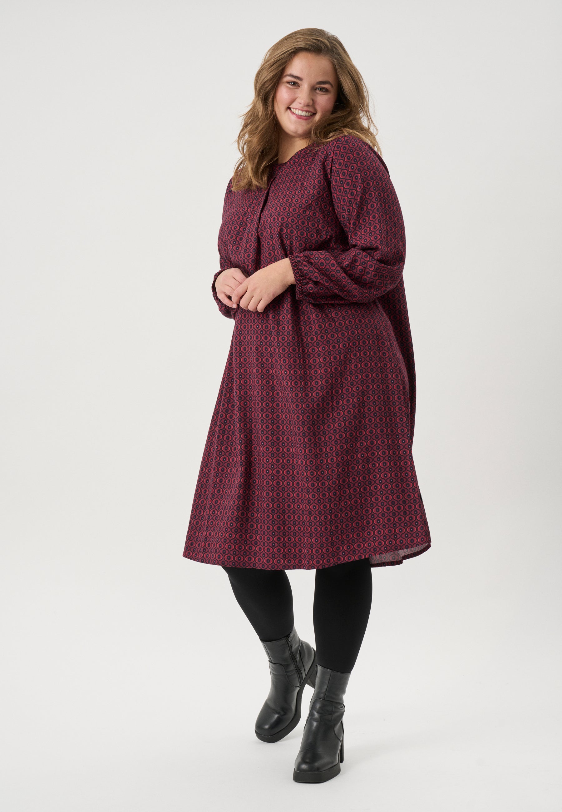 Adia ADRoberta Kjoler 2502 Wine Red