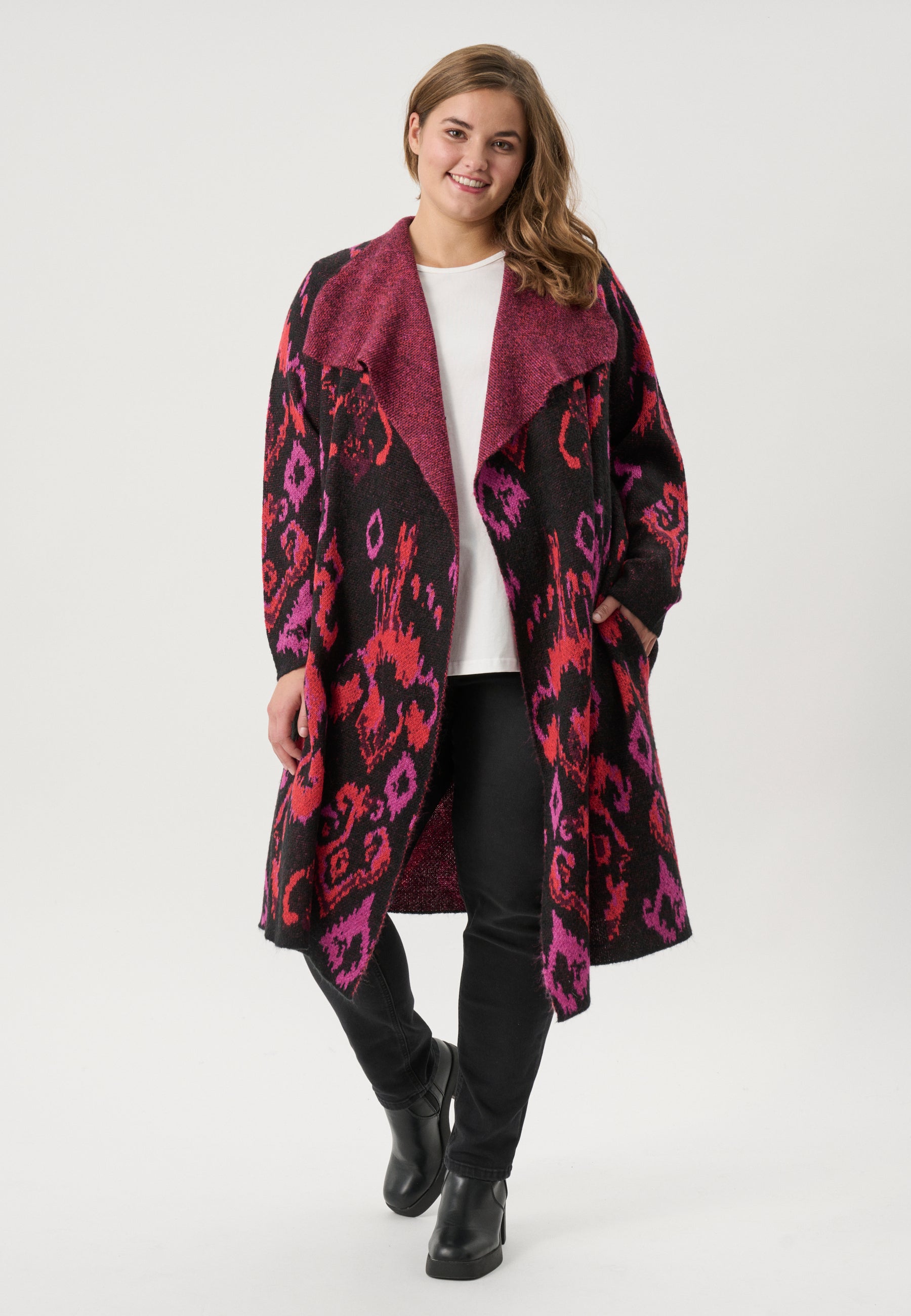 Adia ADRosalinda Cardigan 2502 Wine Red