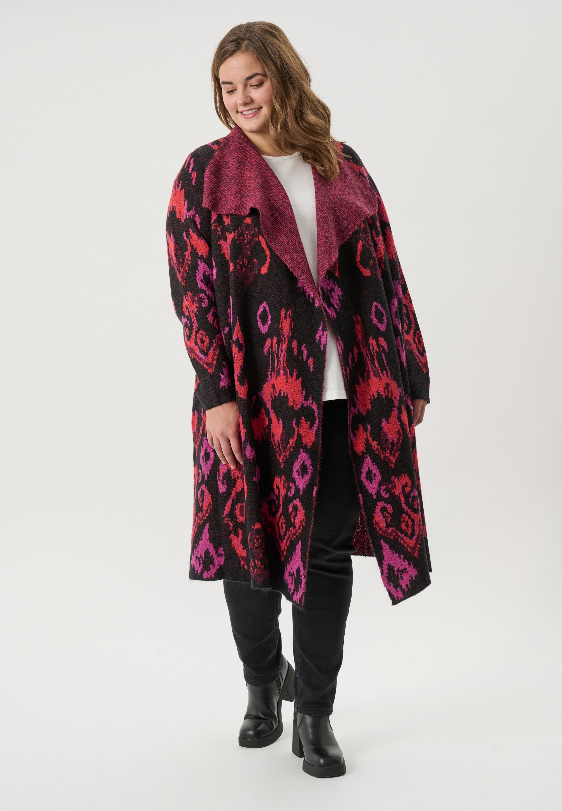 Adia ADRosalinda Cardigan 2502 Wine Red