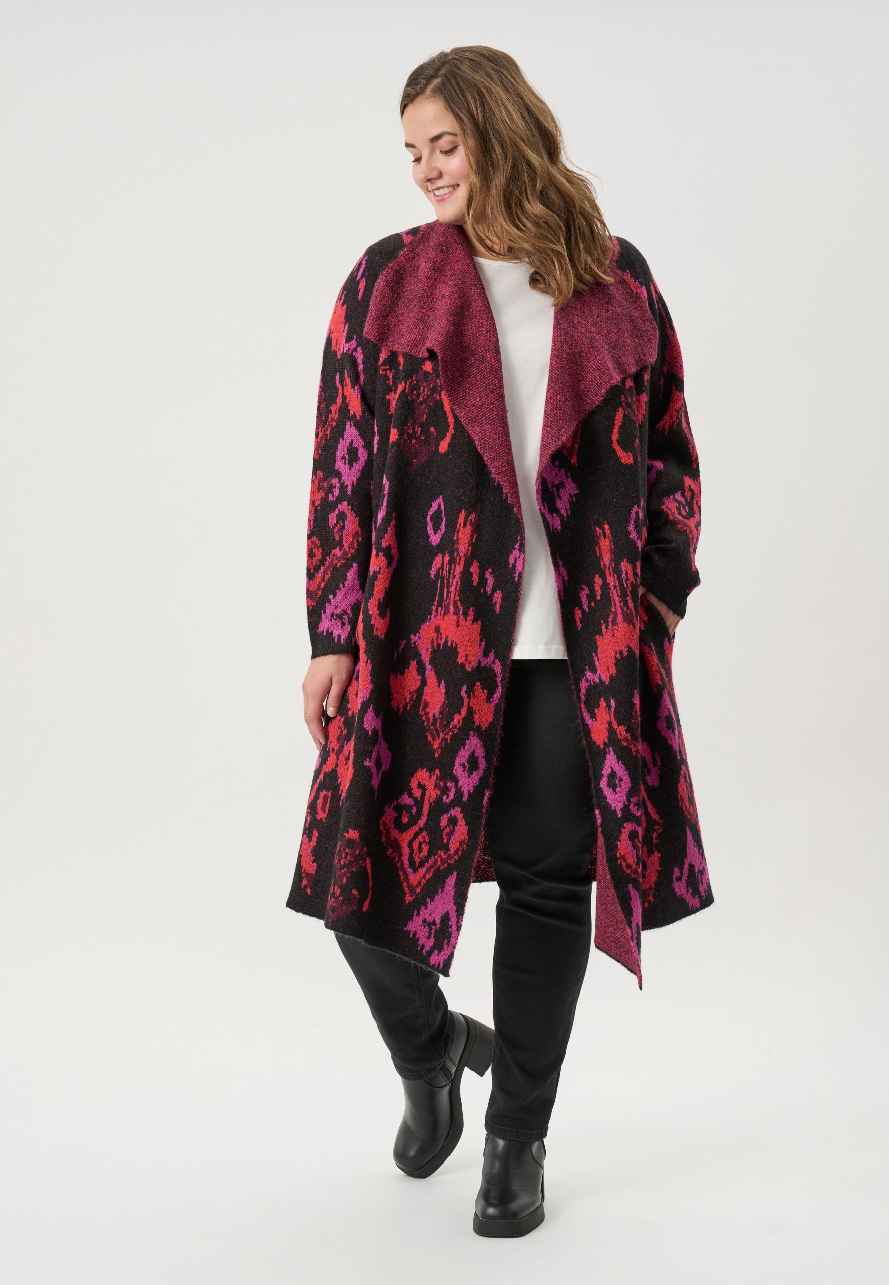 Adia ADRosalinda Cardigan 2502 Wine Red