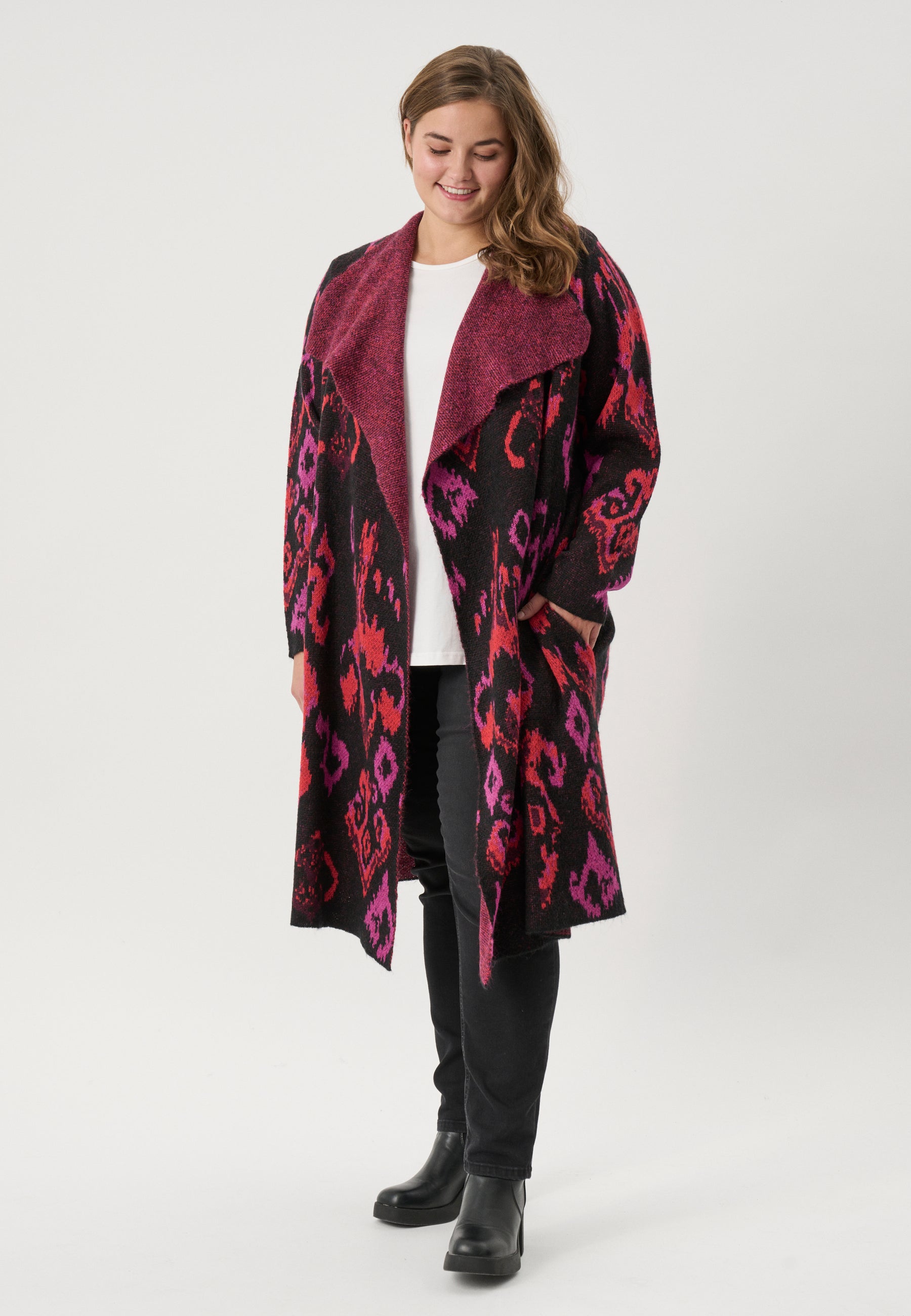 Adia ADRosalinda Cardigan 2502 Wine Red