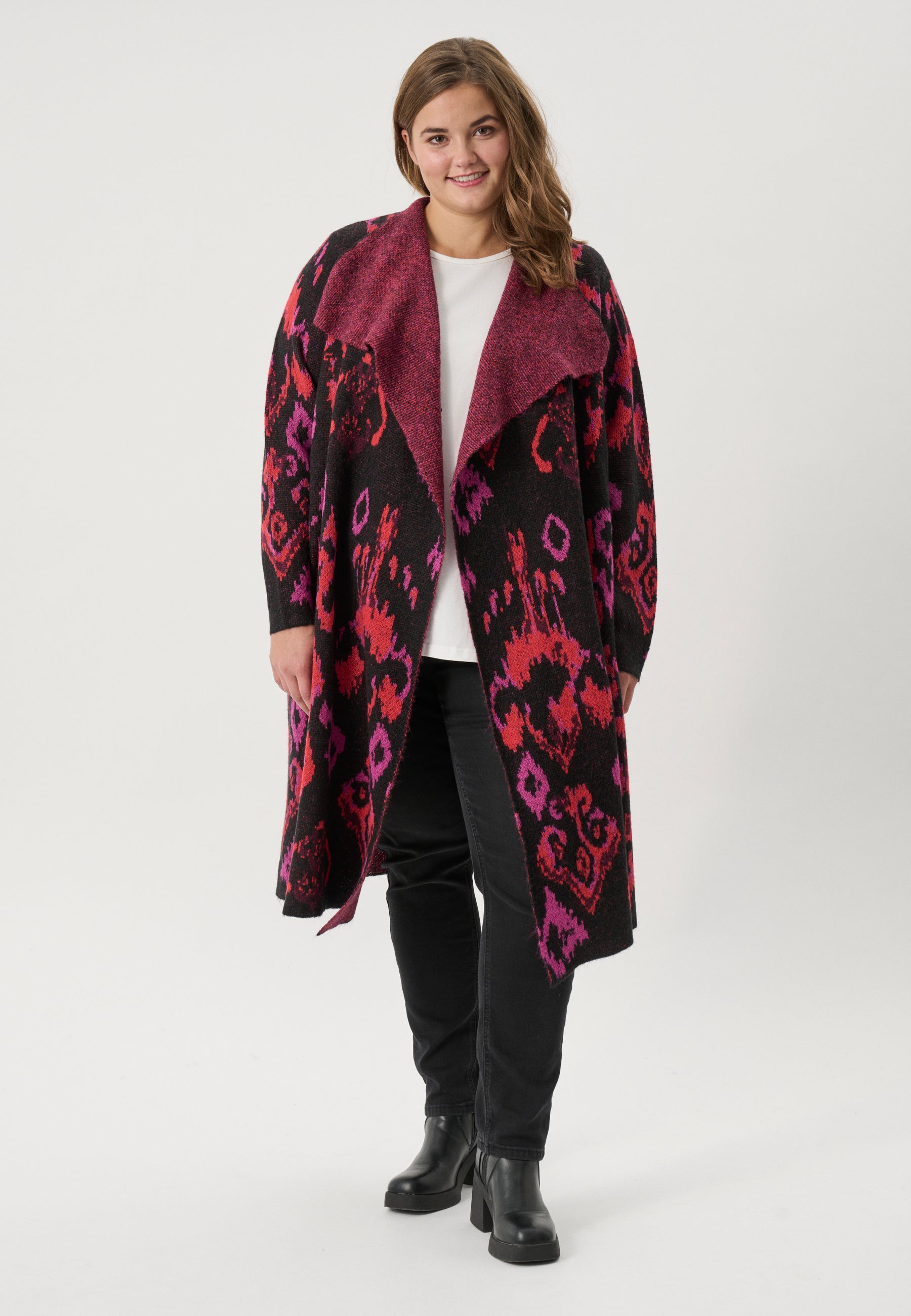 Adia ADRosalinda Cardigan 2502 Wine Red