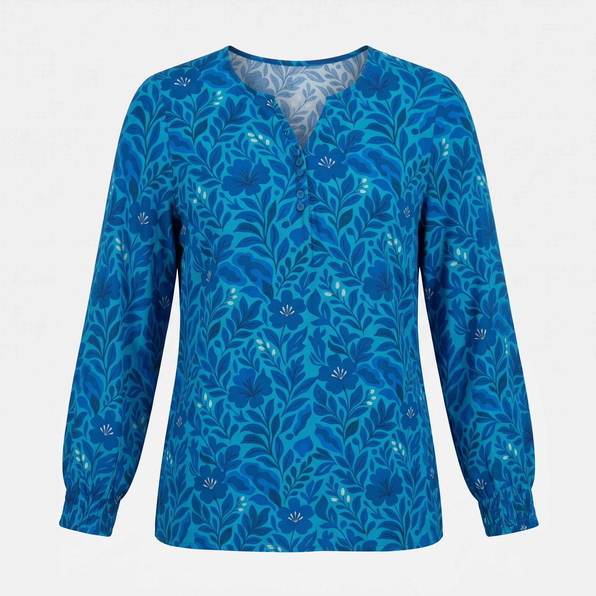 Adia ADStinne Bluser 5504 Teal Blue