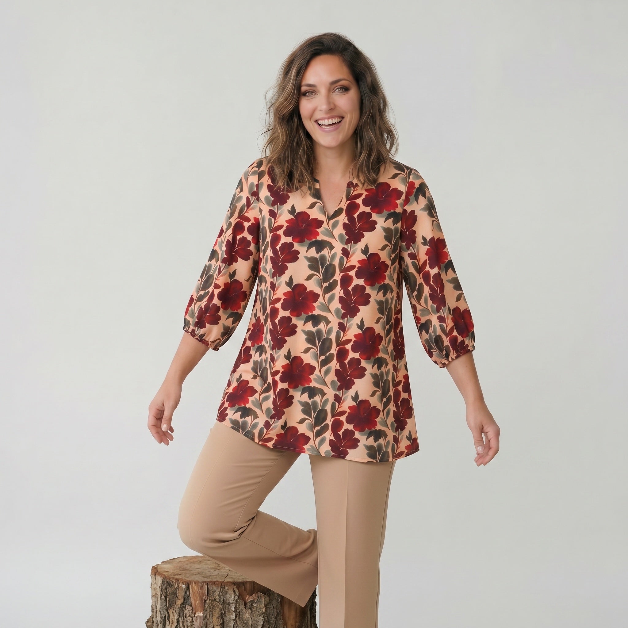 Adia ADTaja Tunikaer 2999 BORDEAUX RED