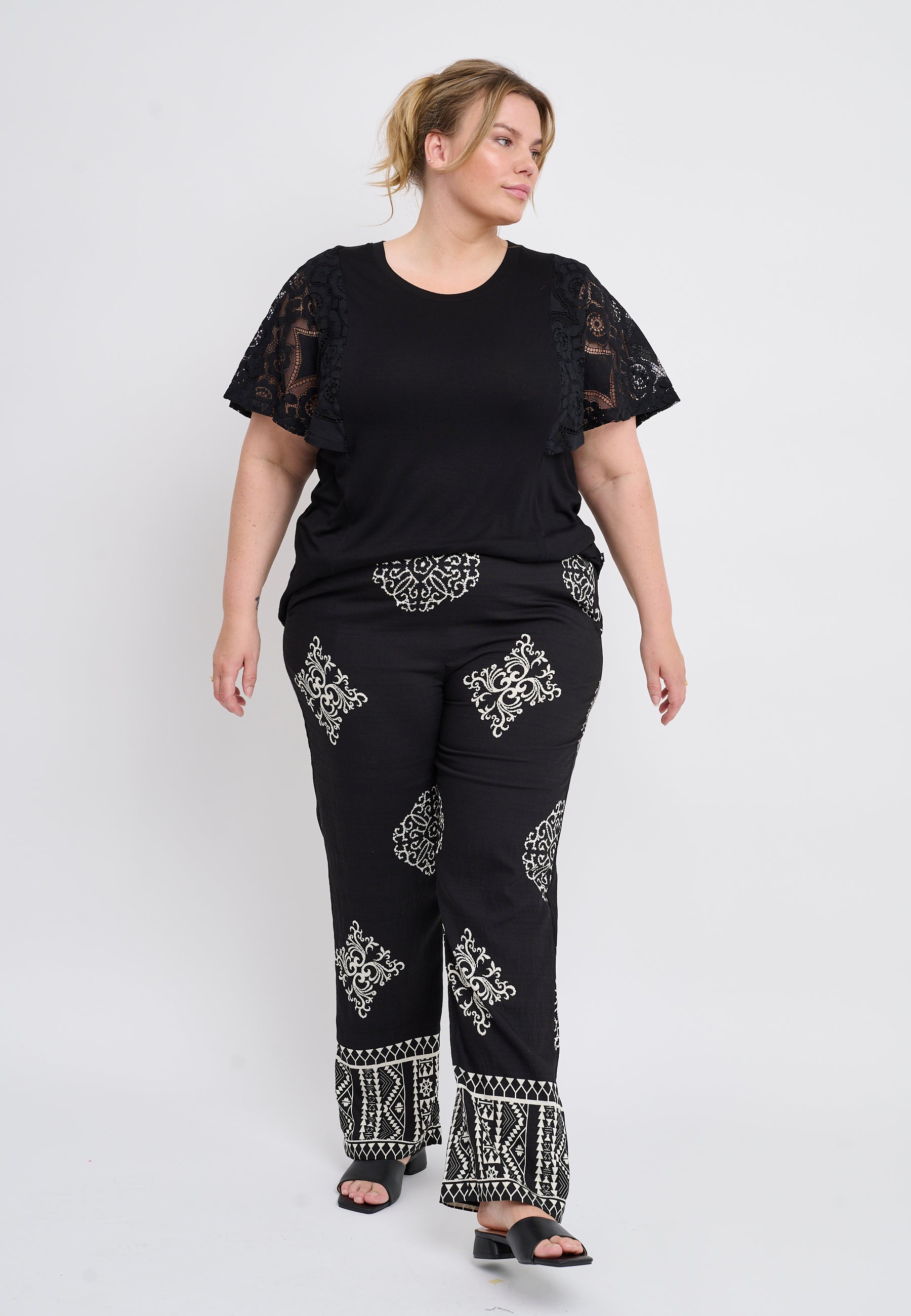 Adia ADThilde Bukser 9999 BLACK