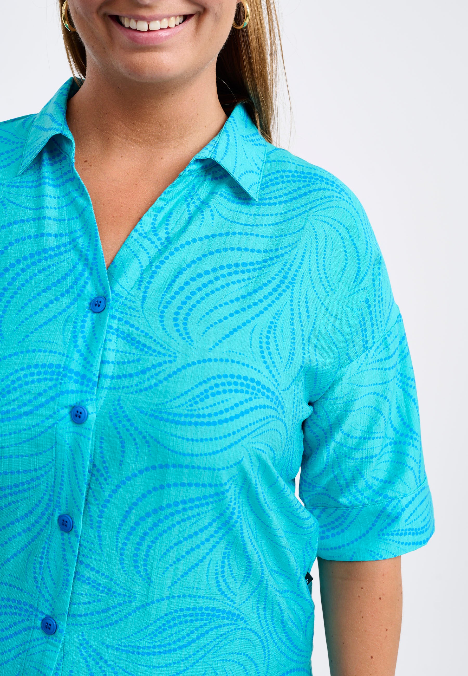Adia ADTove Skjortebluser 5285 turquoise