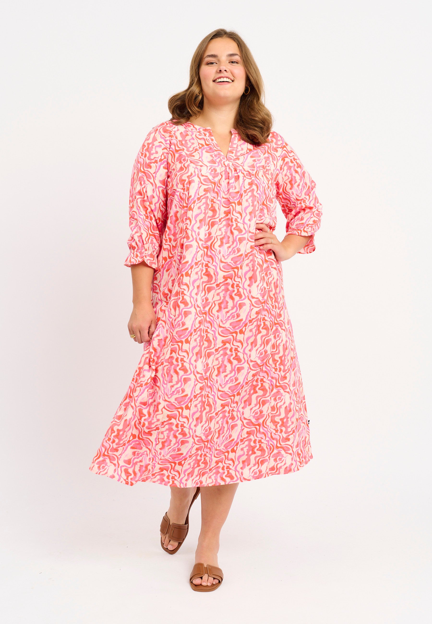 Adia ADVigga Kjoler 6450 Fuchsia Pink